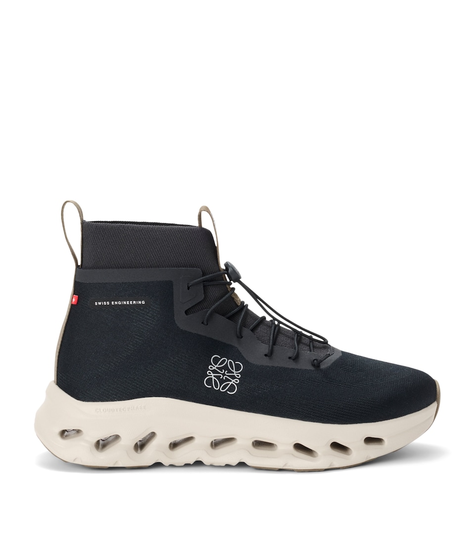 LOEWE x On Cloudtilt High-Top Trainers Black/oatmeal/olive