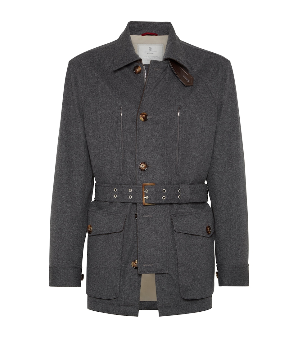 Wool Belted Jacket