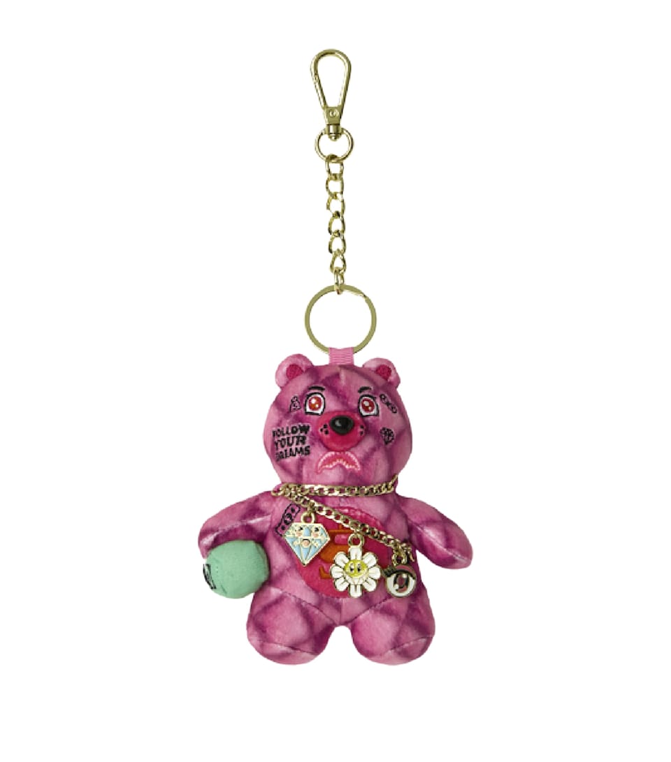 Sprayground Kawaii Cutie Bear Keyring Pink