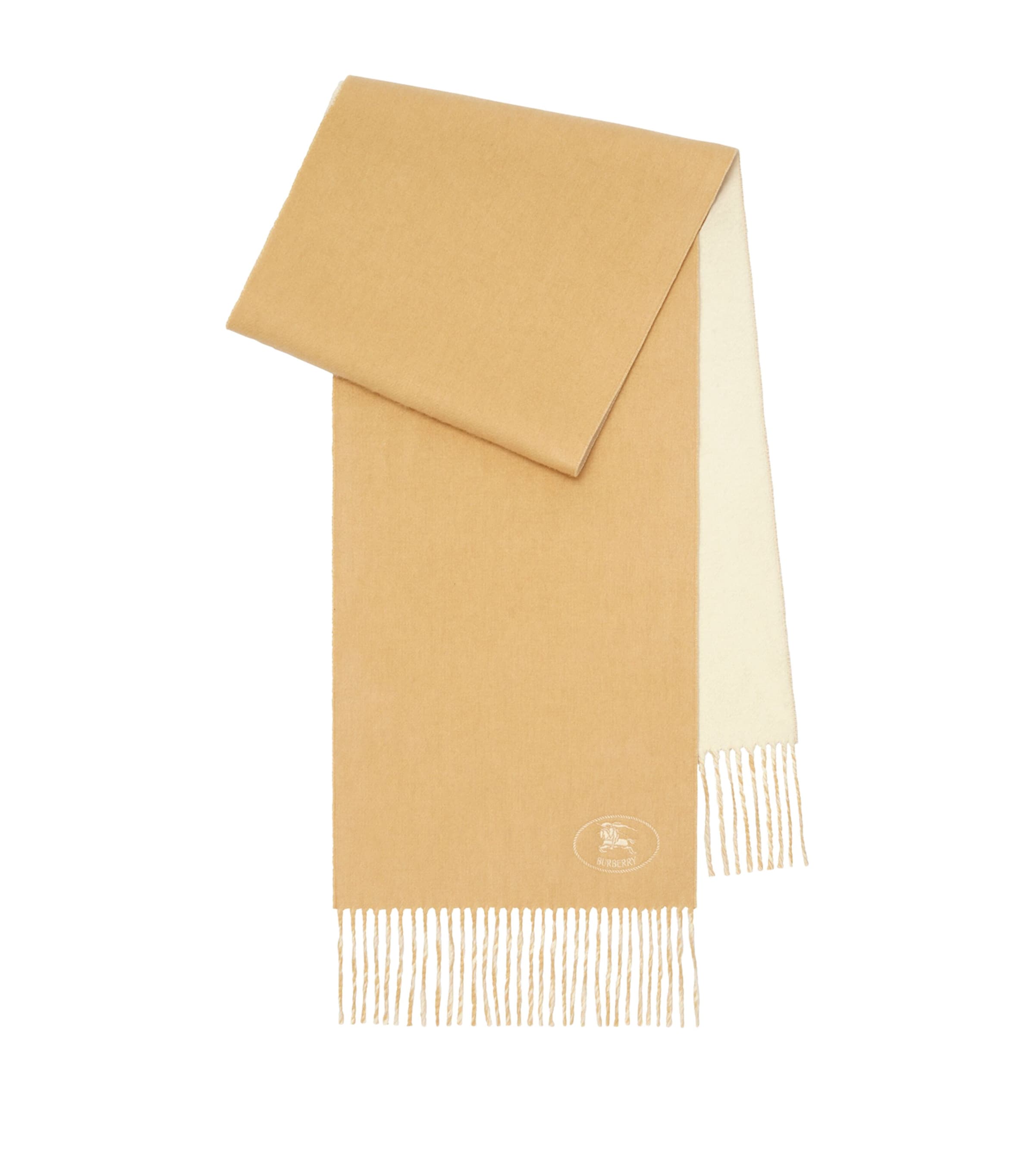 Burberry Cashmere Reversible Knight Scarf Sand/neutral