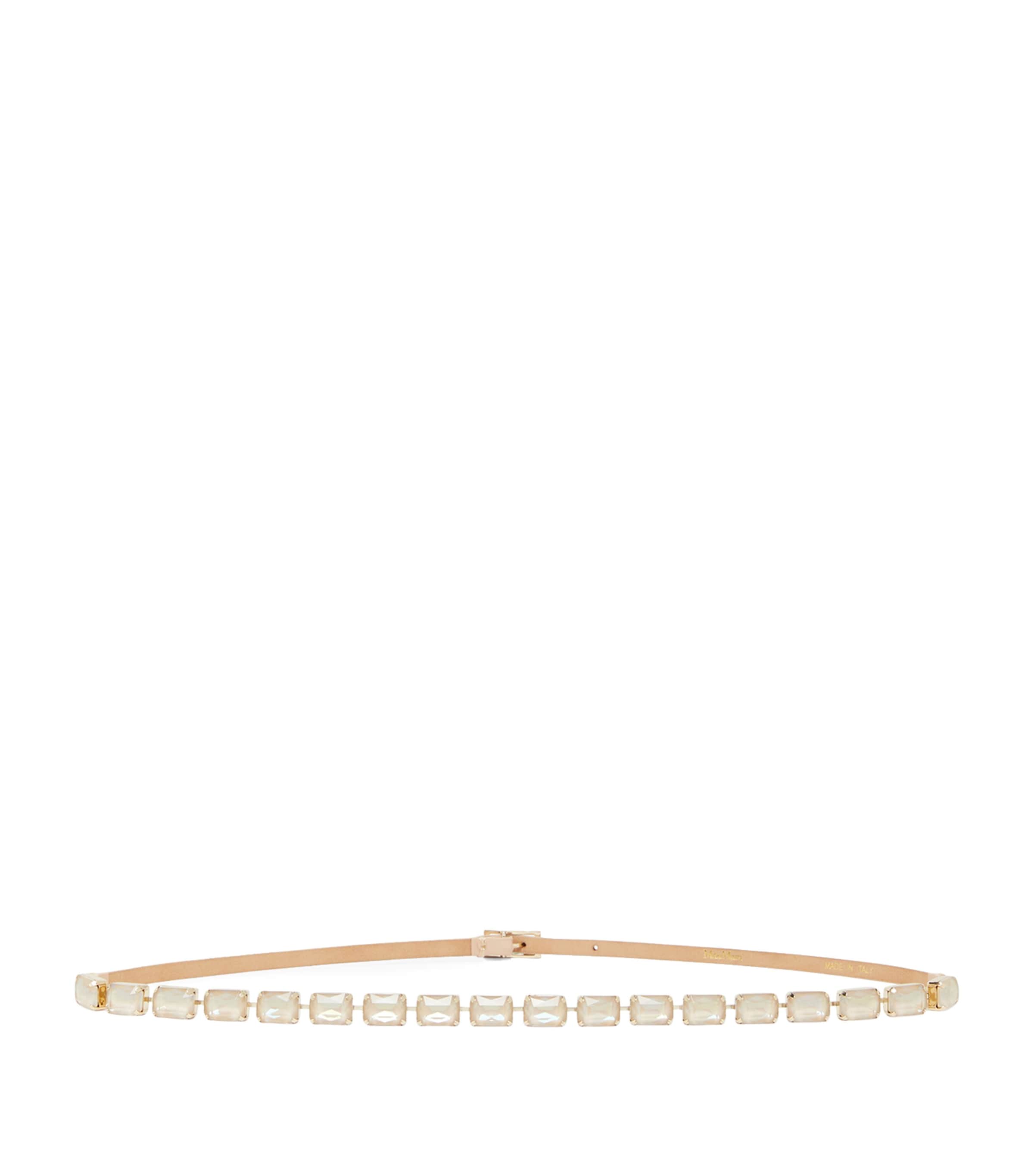 Leather Embellished Belt