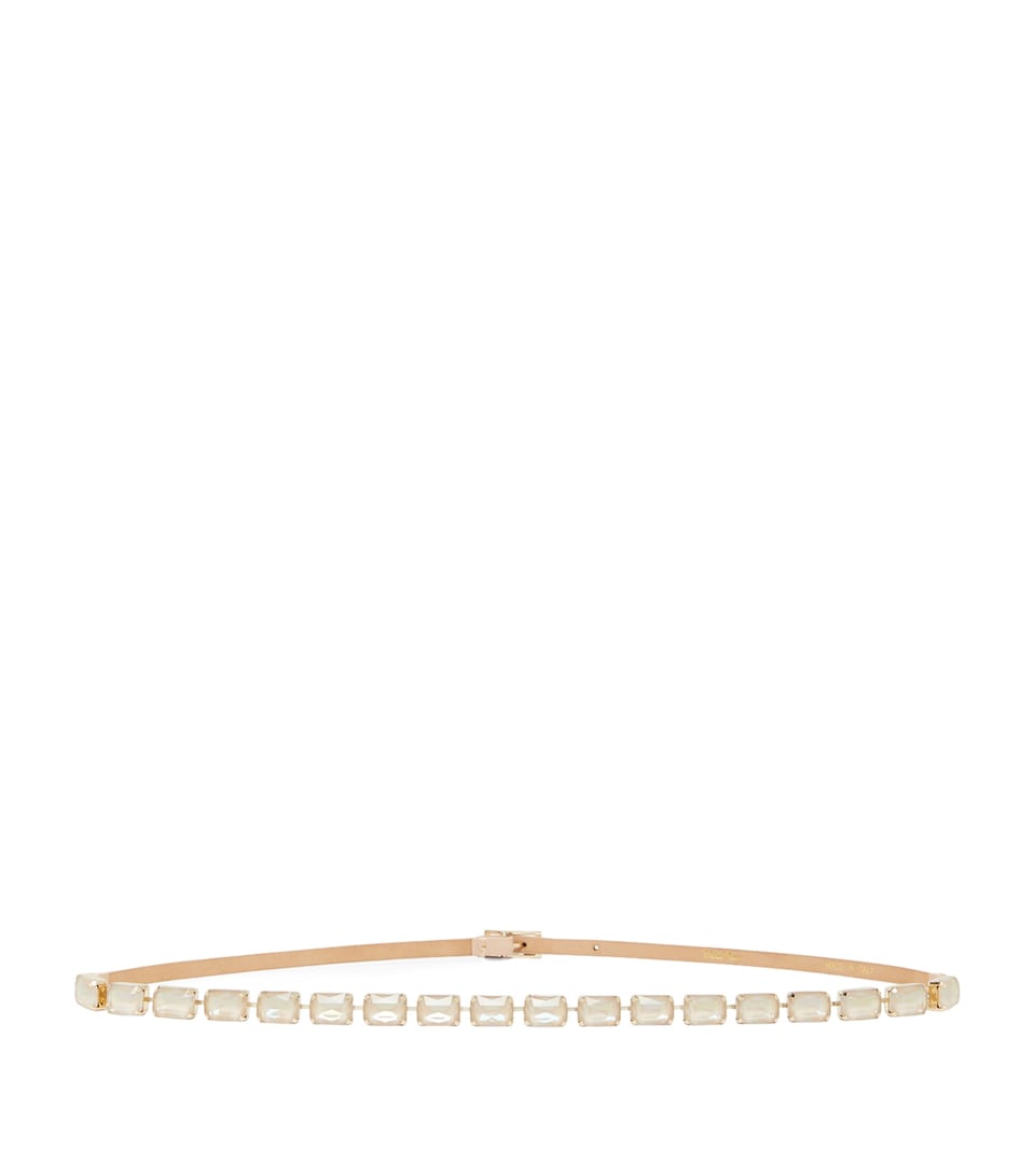 Leather Embellished Belt