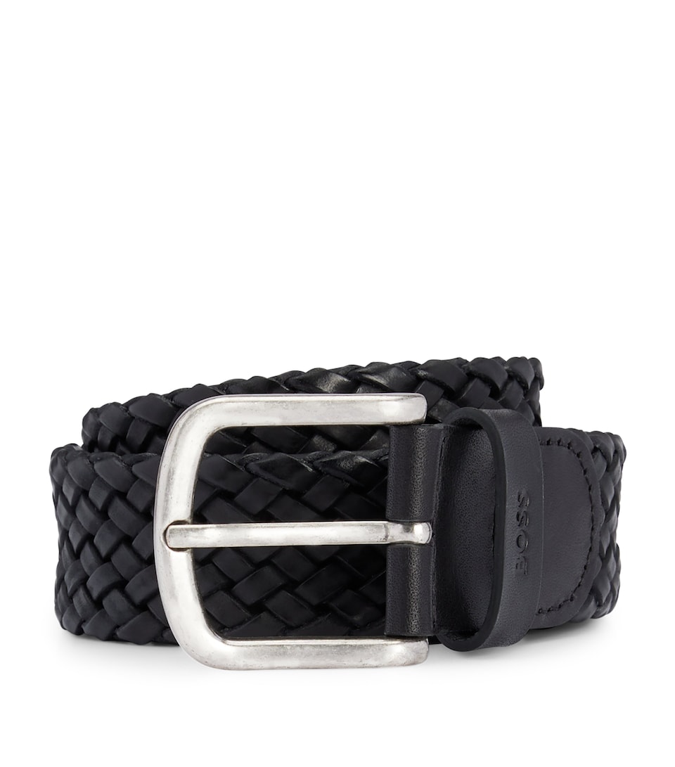 Leather Woven Belt