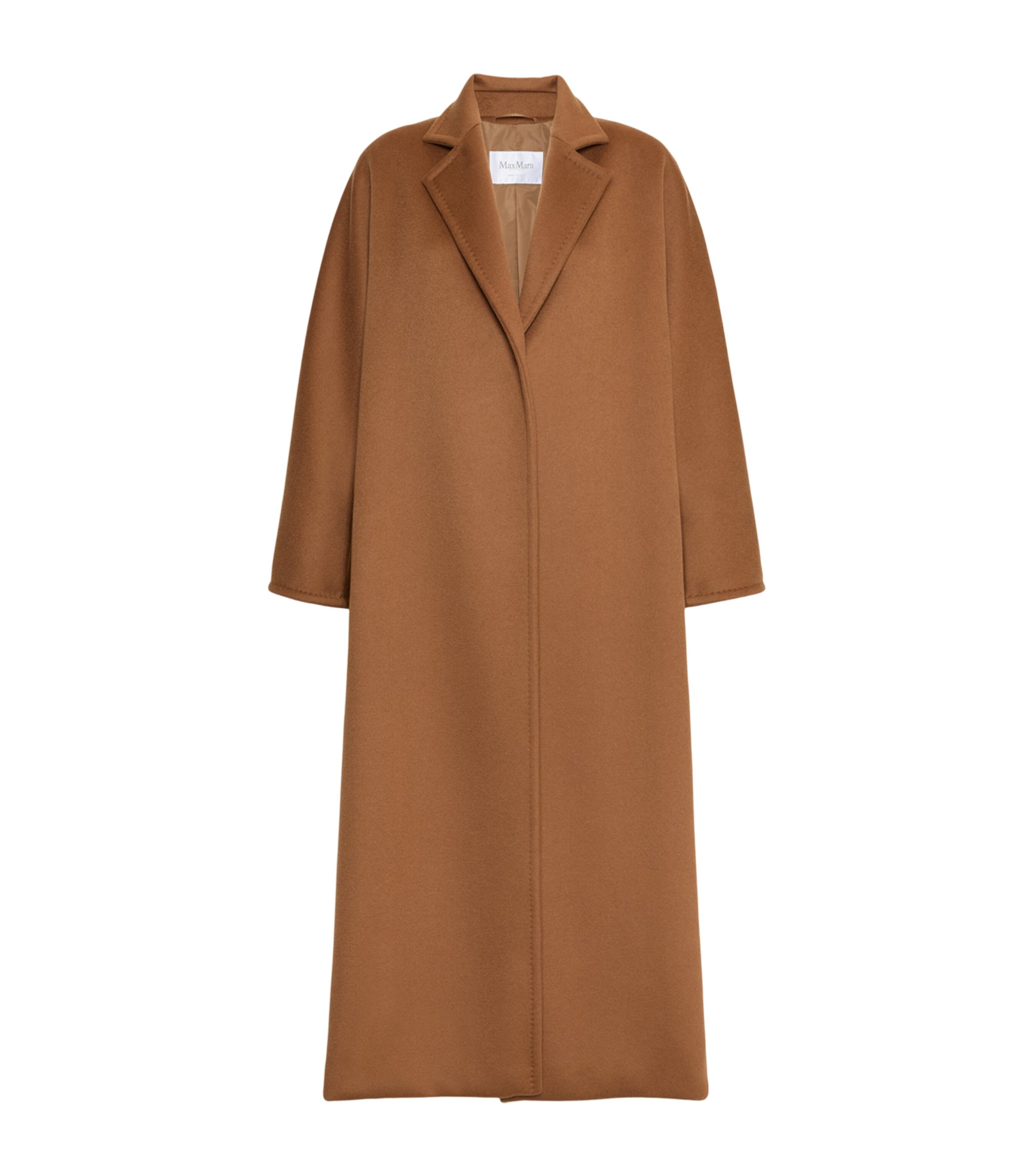 Max Mara Womens Cashmere Long Coat Camel
