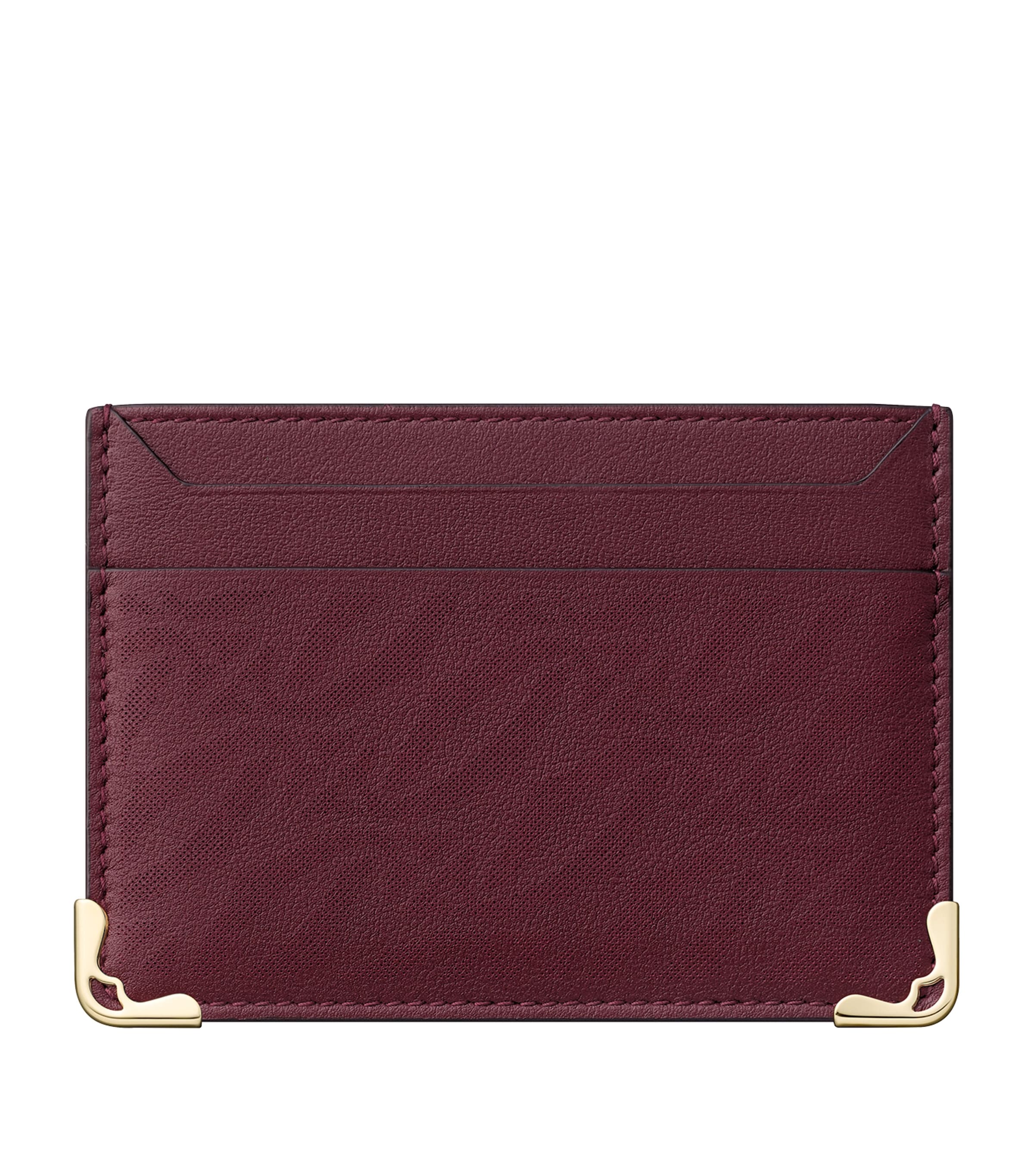 Leather Must de Cartier Double Card Holder