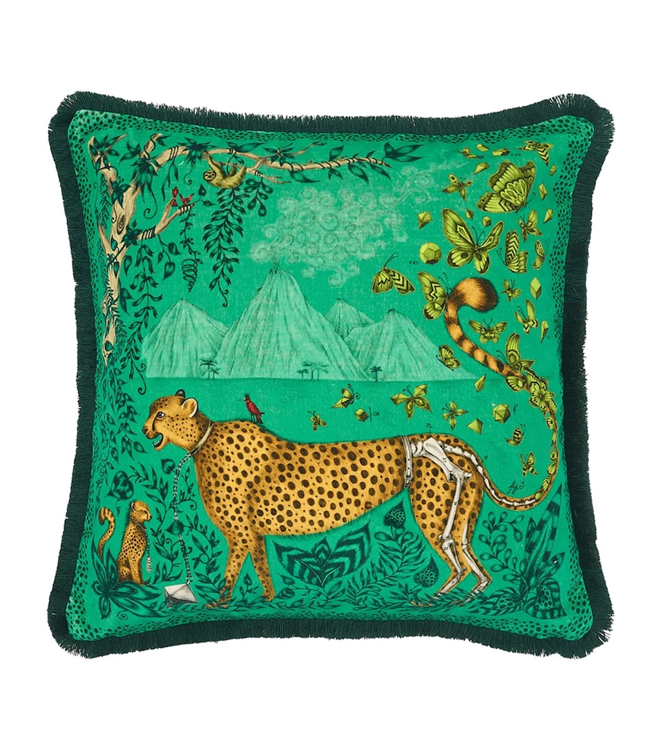 Velvet Cheetah Cushion (45cm x 45cm)
