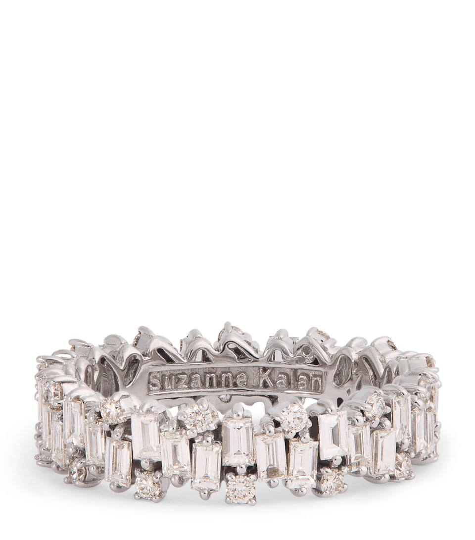 White Gold and Diamond Shimmer Eternity Ring
