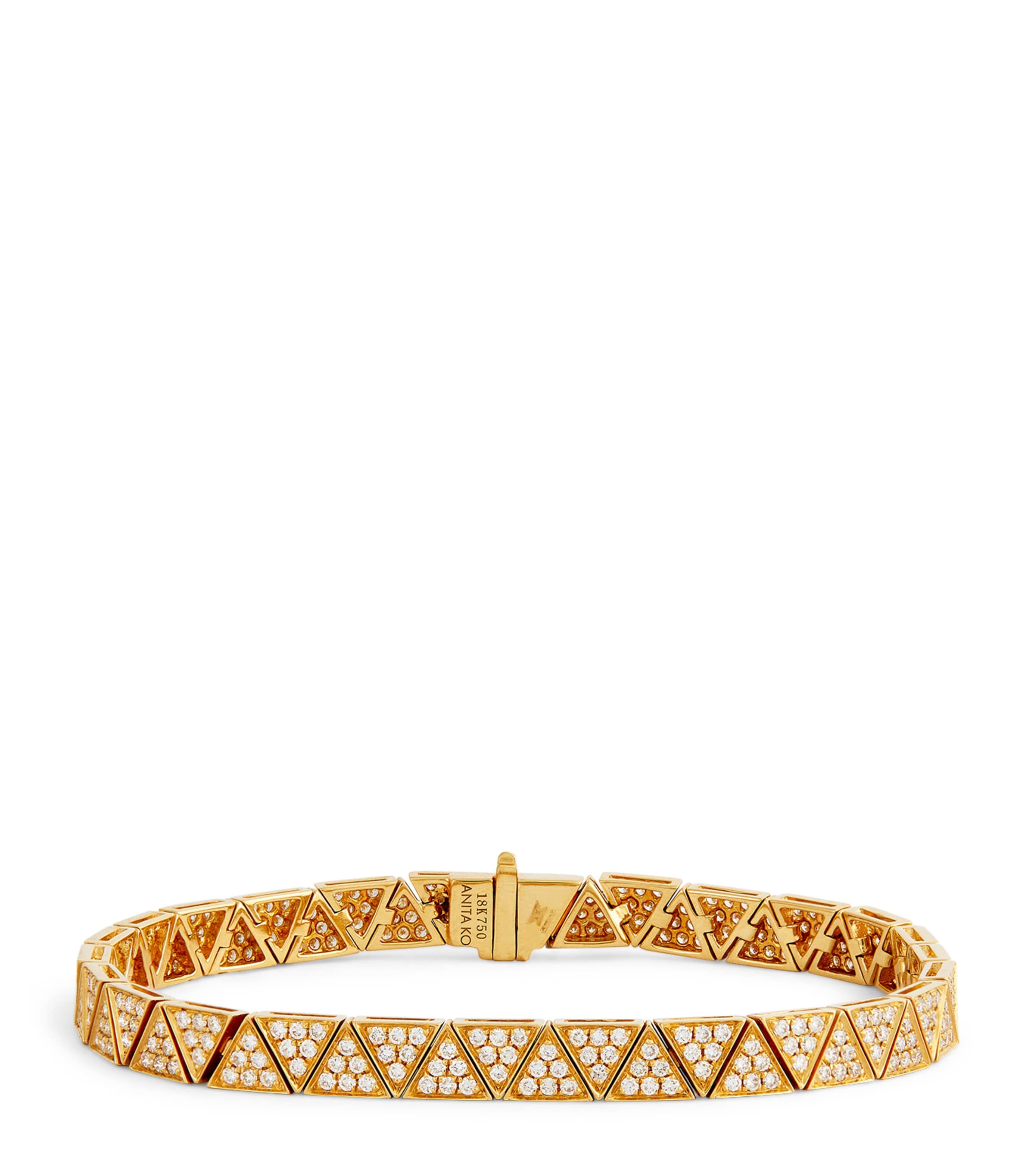 Yellow Gold and Diamond Cleo Bracelet