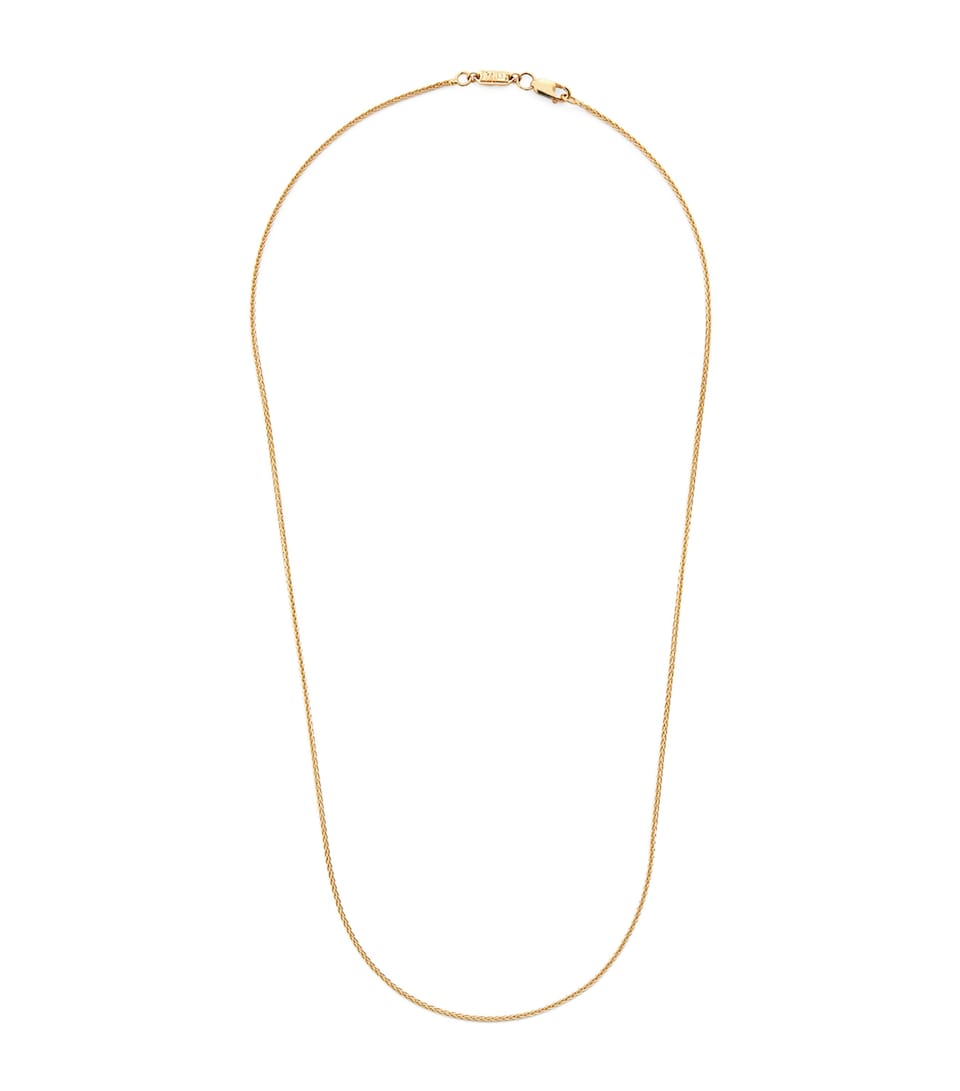 Yellow Gold Thin Wheat Chain