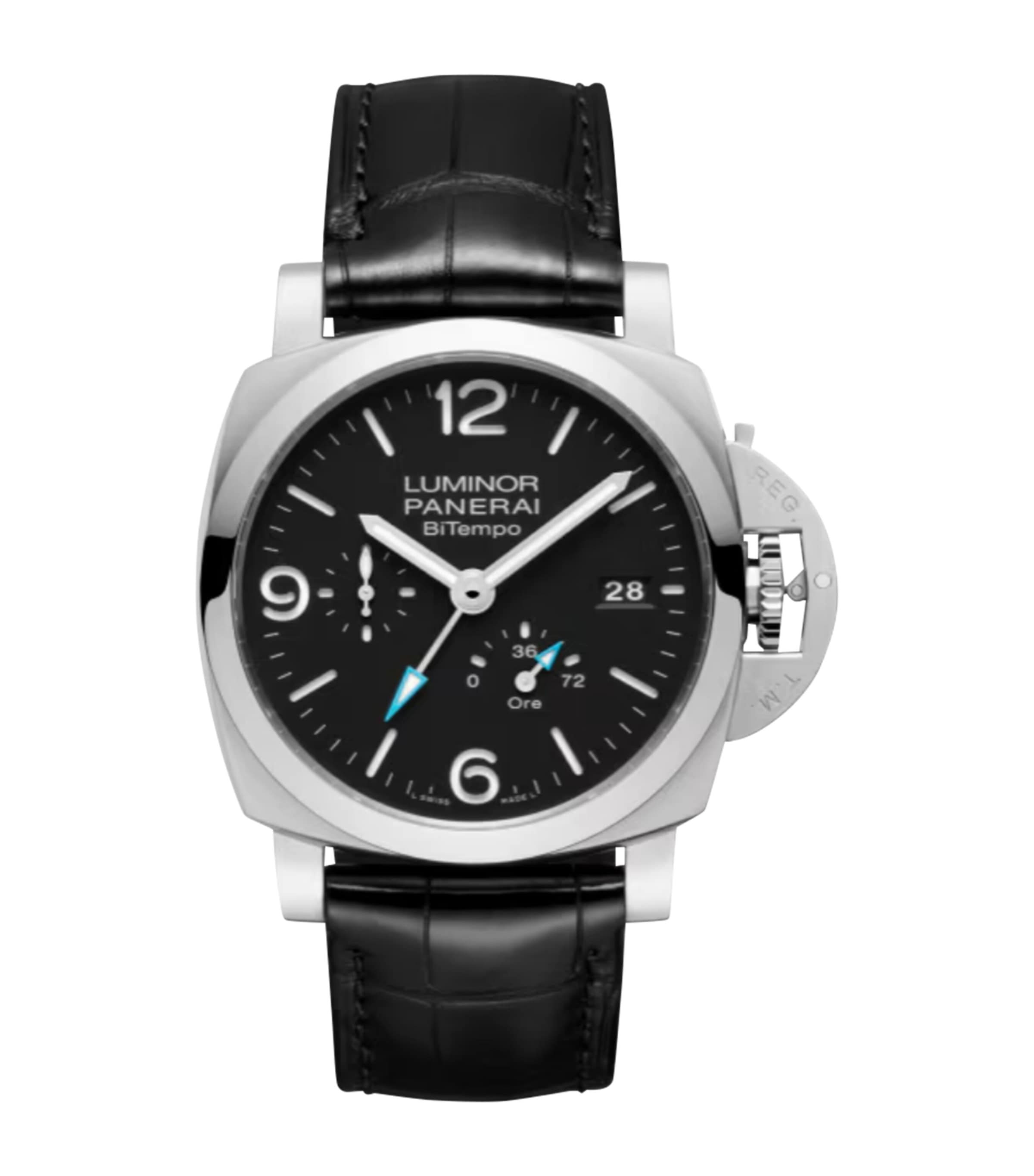 Stainless Steel Luminor BiTempo Watch 44mm