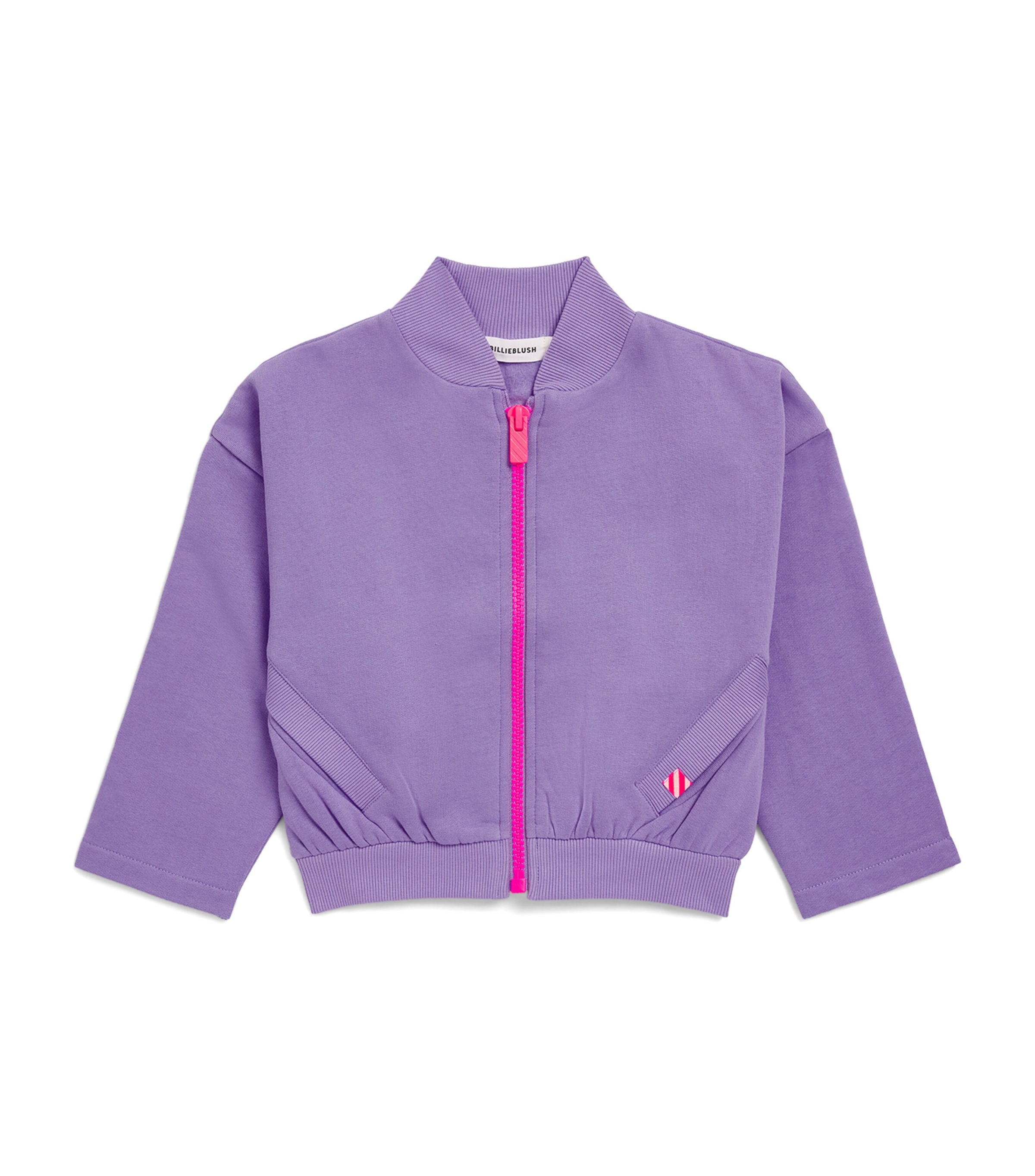 Billieblush Zip-Up Sweatshirt (2-12 Years) Purple Tulip