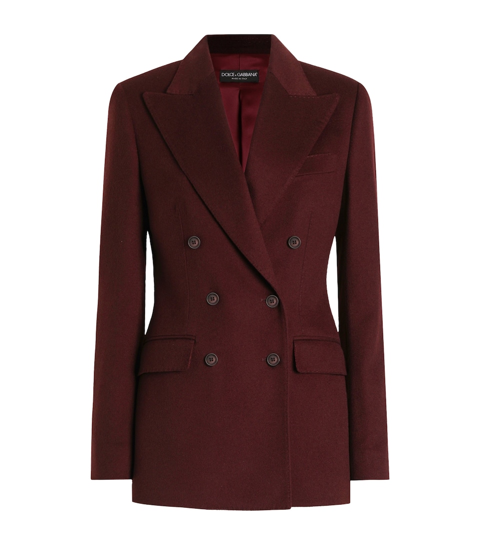 Cashmere Double-Breasted Blazer