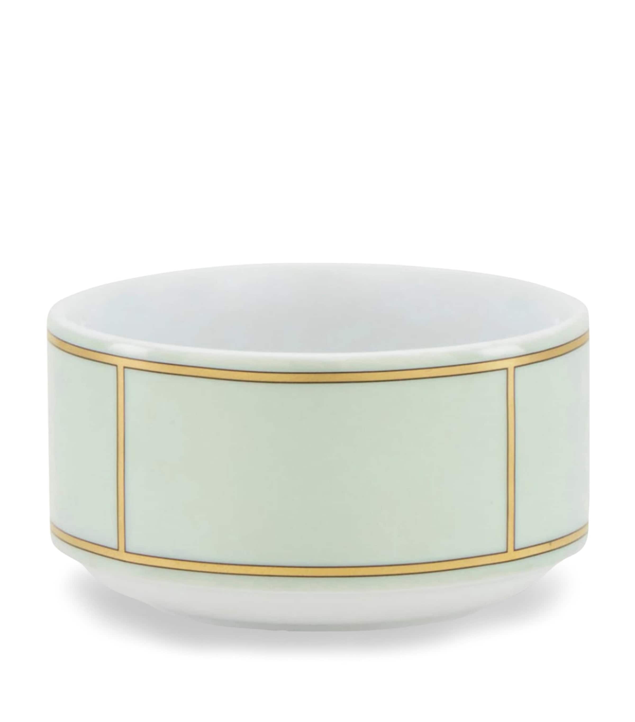 GINORI 1735 Porcelain Colonna Diva Verde Small Bowl (10cm)
