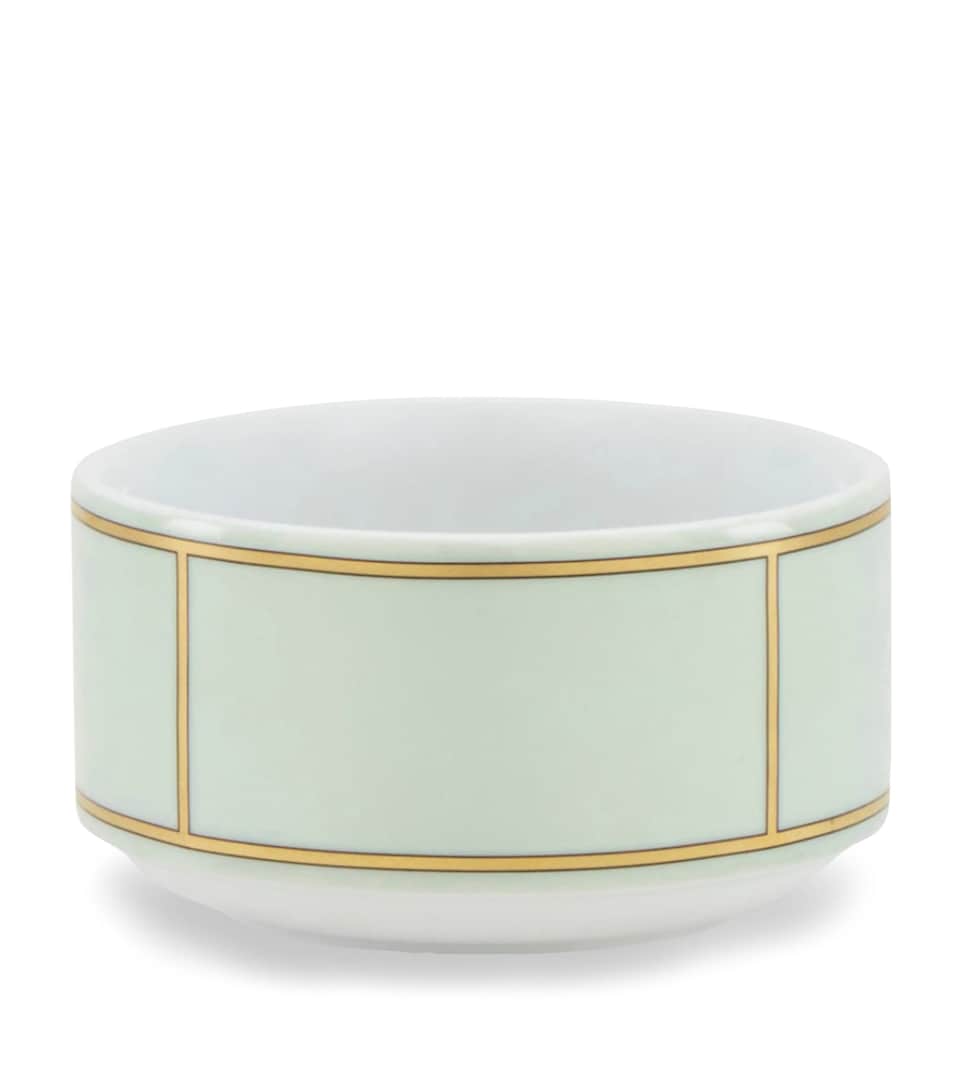GINORI 1735 Porcelain Colonna Diva Verde Small Bowl (10cm)