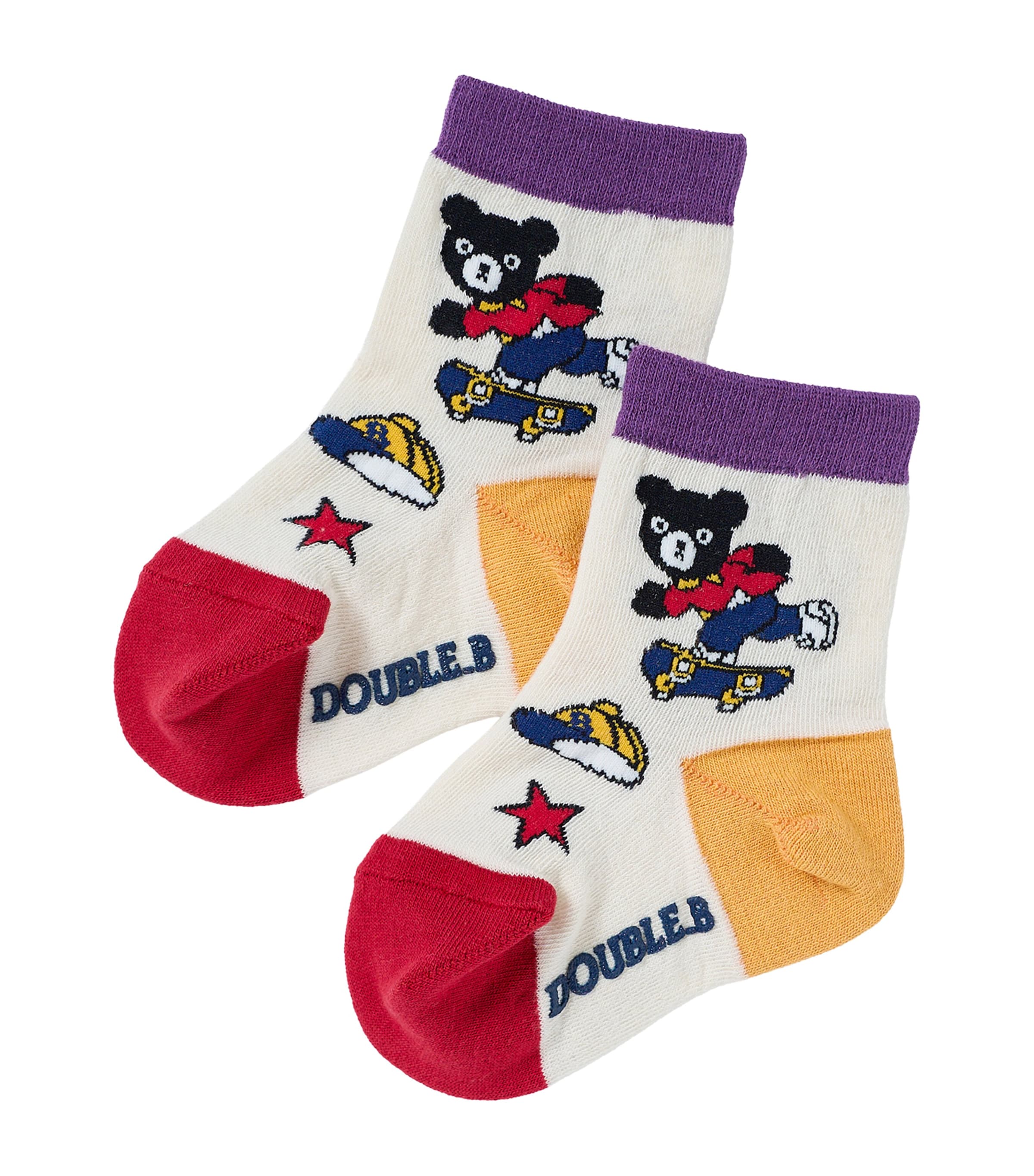 Miki House Bear Socks