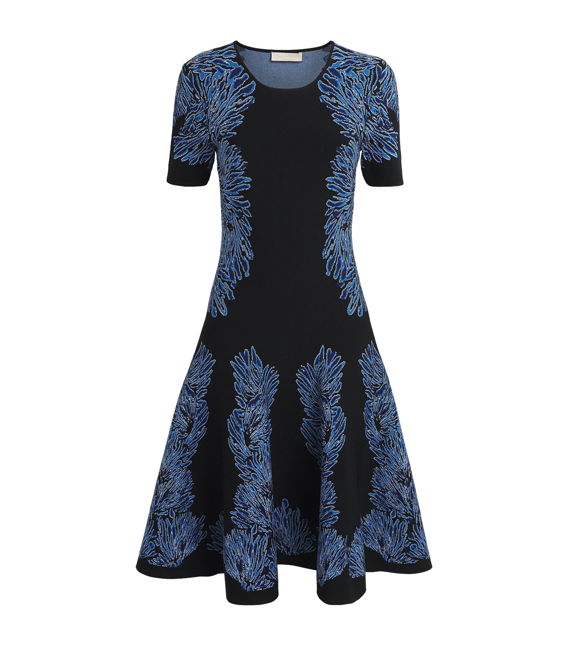 Ulla Johnson Womens Knitted Sofie Mini Dress Ocean