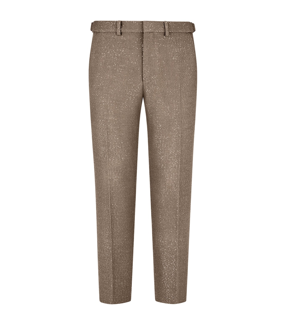 Virgin Wool-Blend Dyllan Trousers