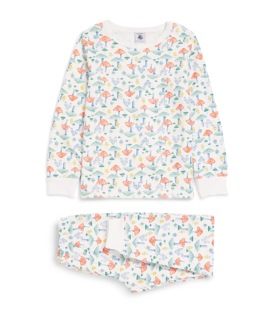 Petit Bateau Cotton Mushroom Pyjama Set (2-12 Years)