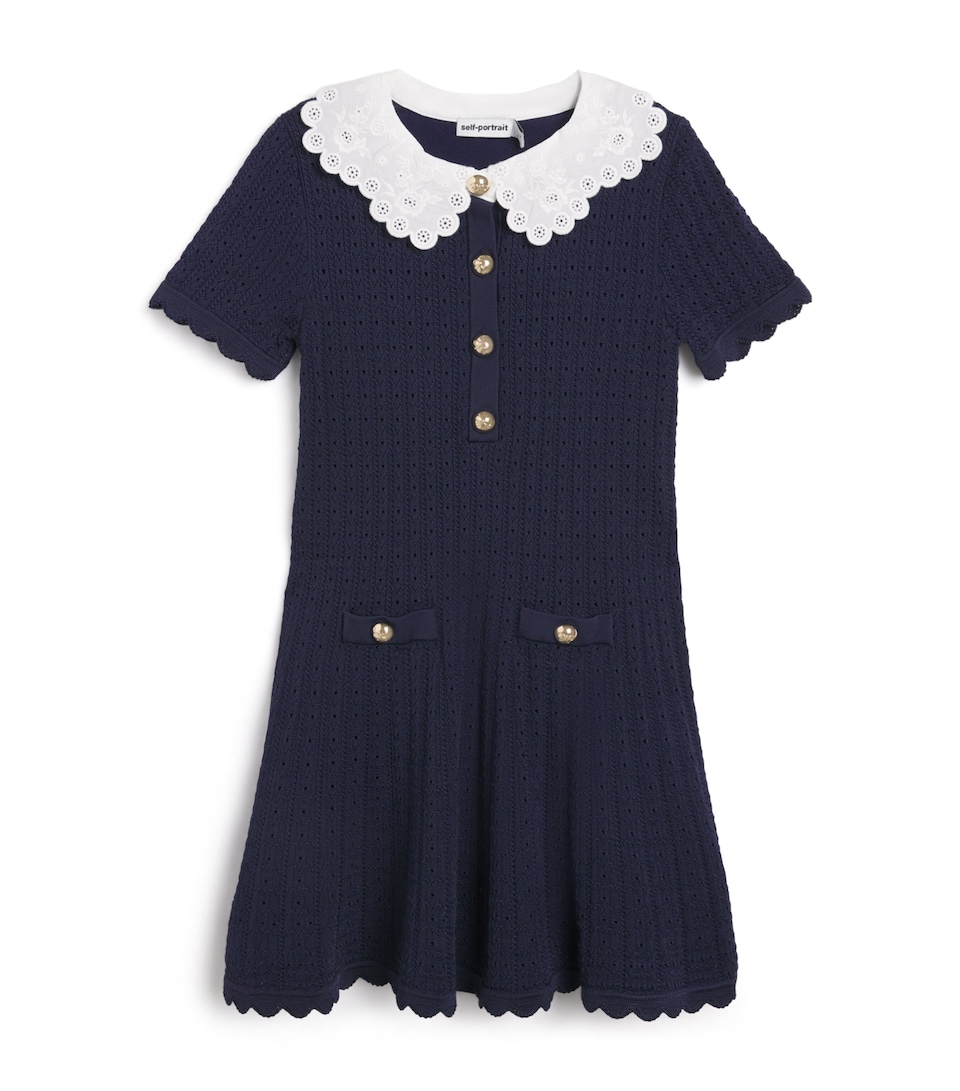 Knitted Collar Dress (3-12 Years)