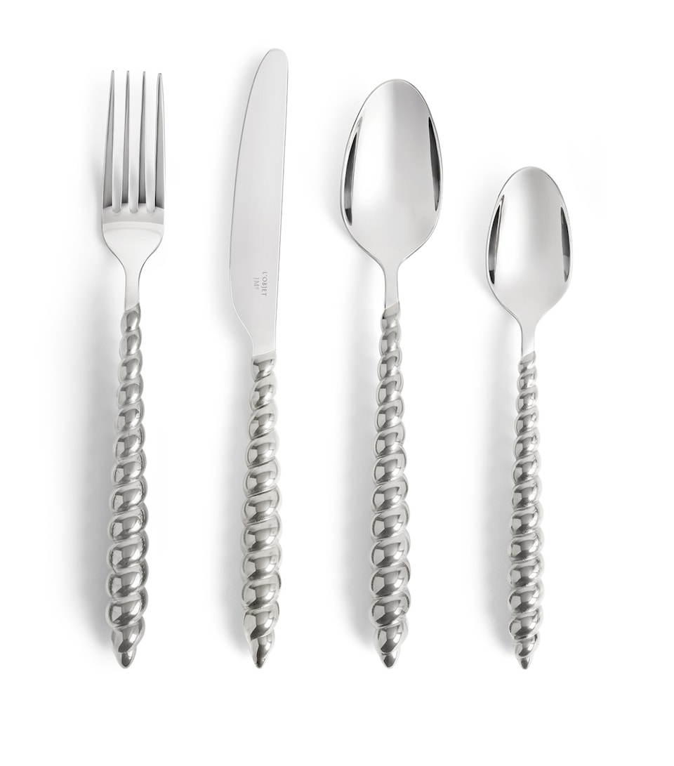 L'Objet x Jessica McCormack Stainless Steel 4-Piece Cutlery Set
