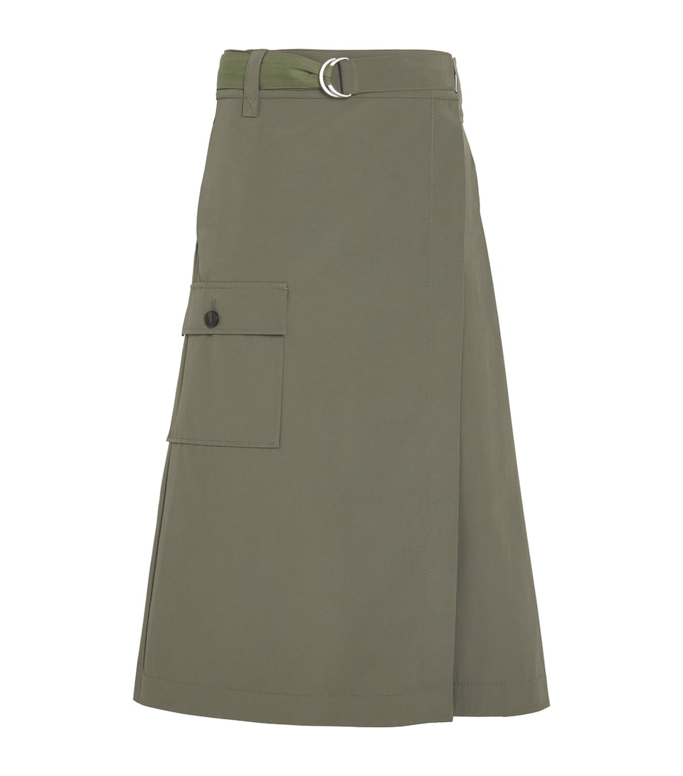 Wrap Midi Skirt