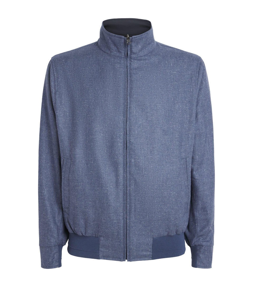 Silk-Wool Reversible Jacket