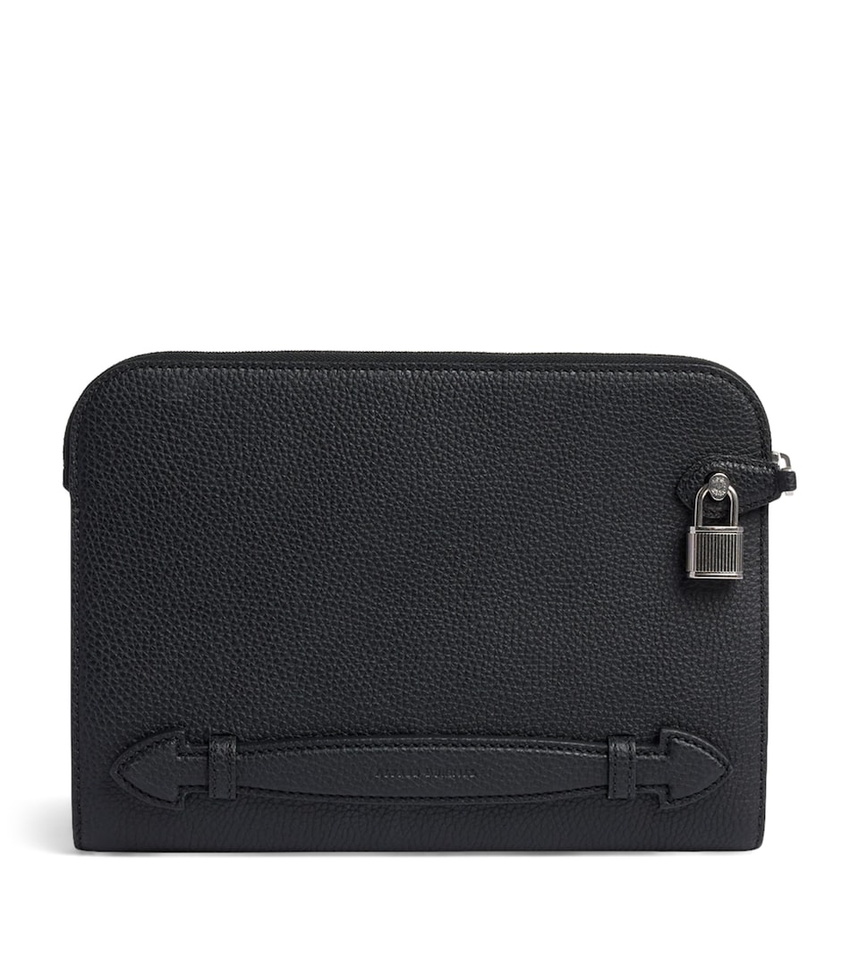 Dunhill Leather Bourdon Folio 27 Cross-Body Bag