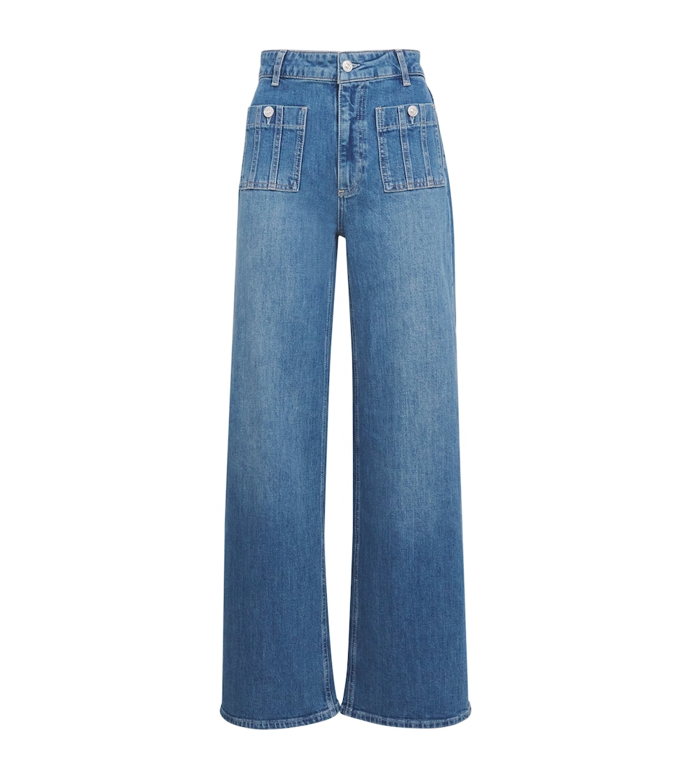 Anessa High-Rise Wide-Leg Jeans