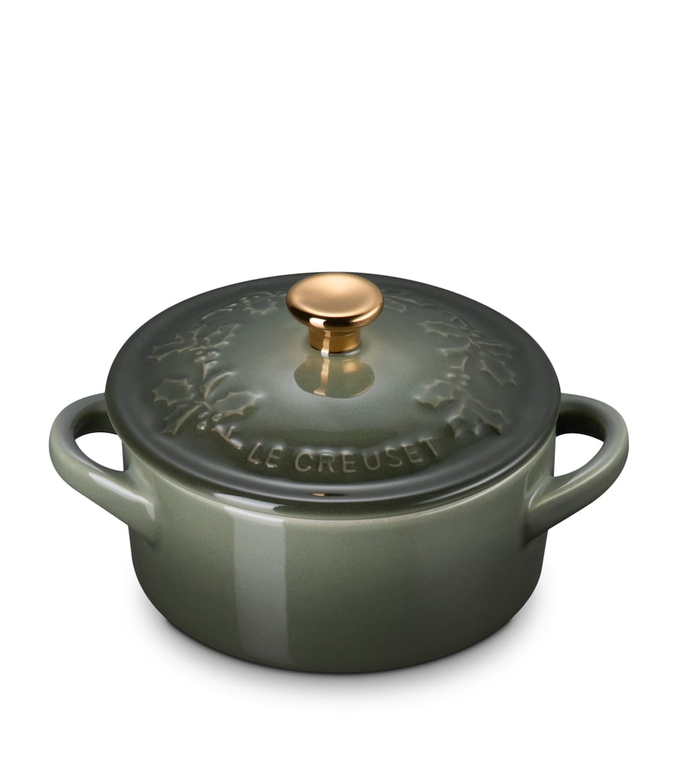 Stoneware Holly Petite Round Casserole Dish (10cm)