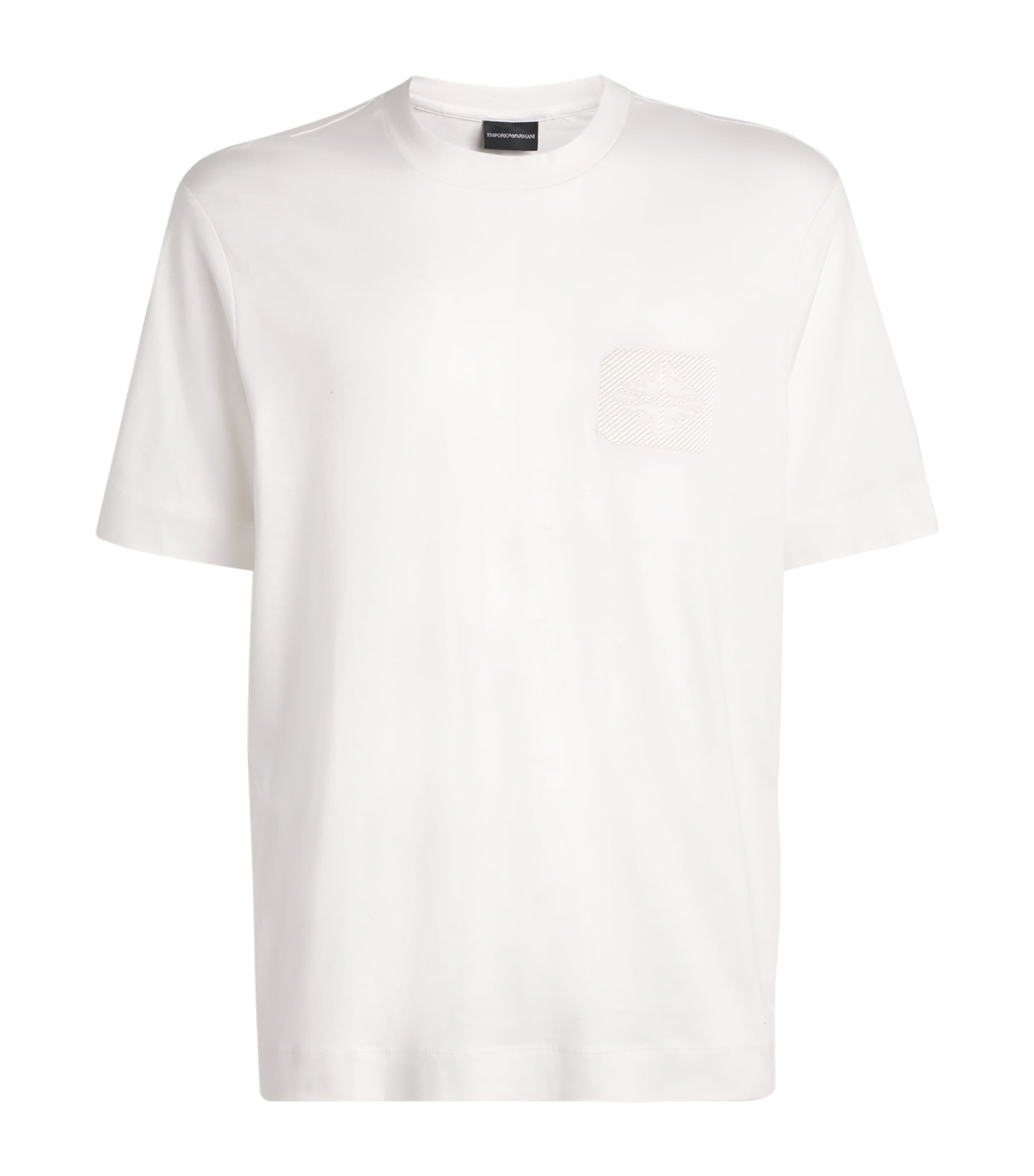 Embossed-Eagle Logo T-Shirt