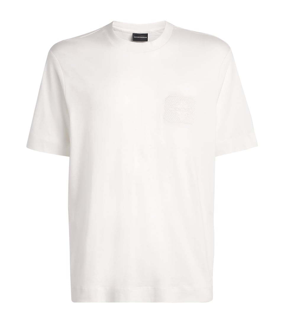 Embossed-Eagle Logo T-Shirt