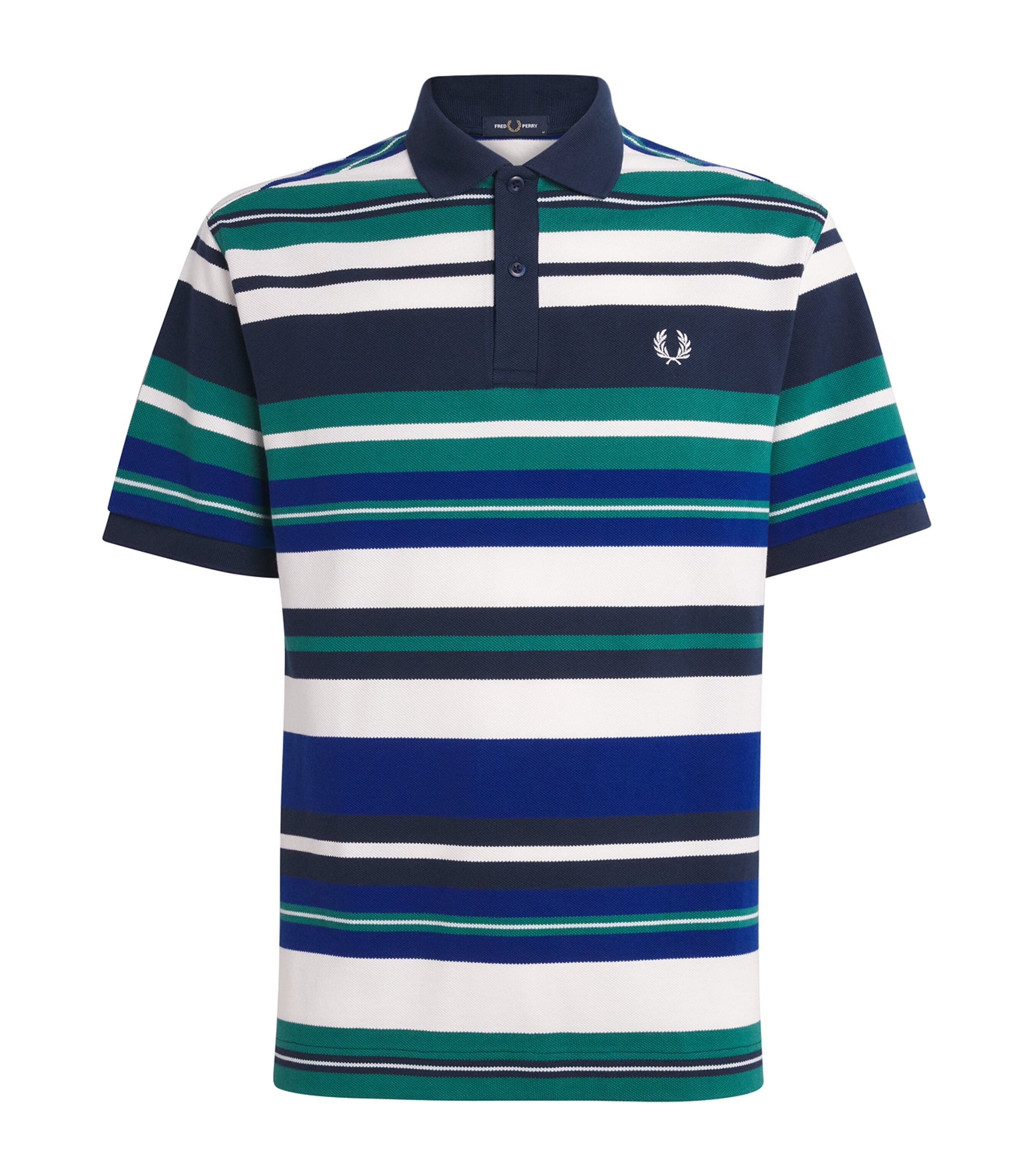 Cotton Stripe Polo Shirt