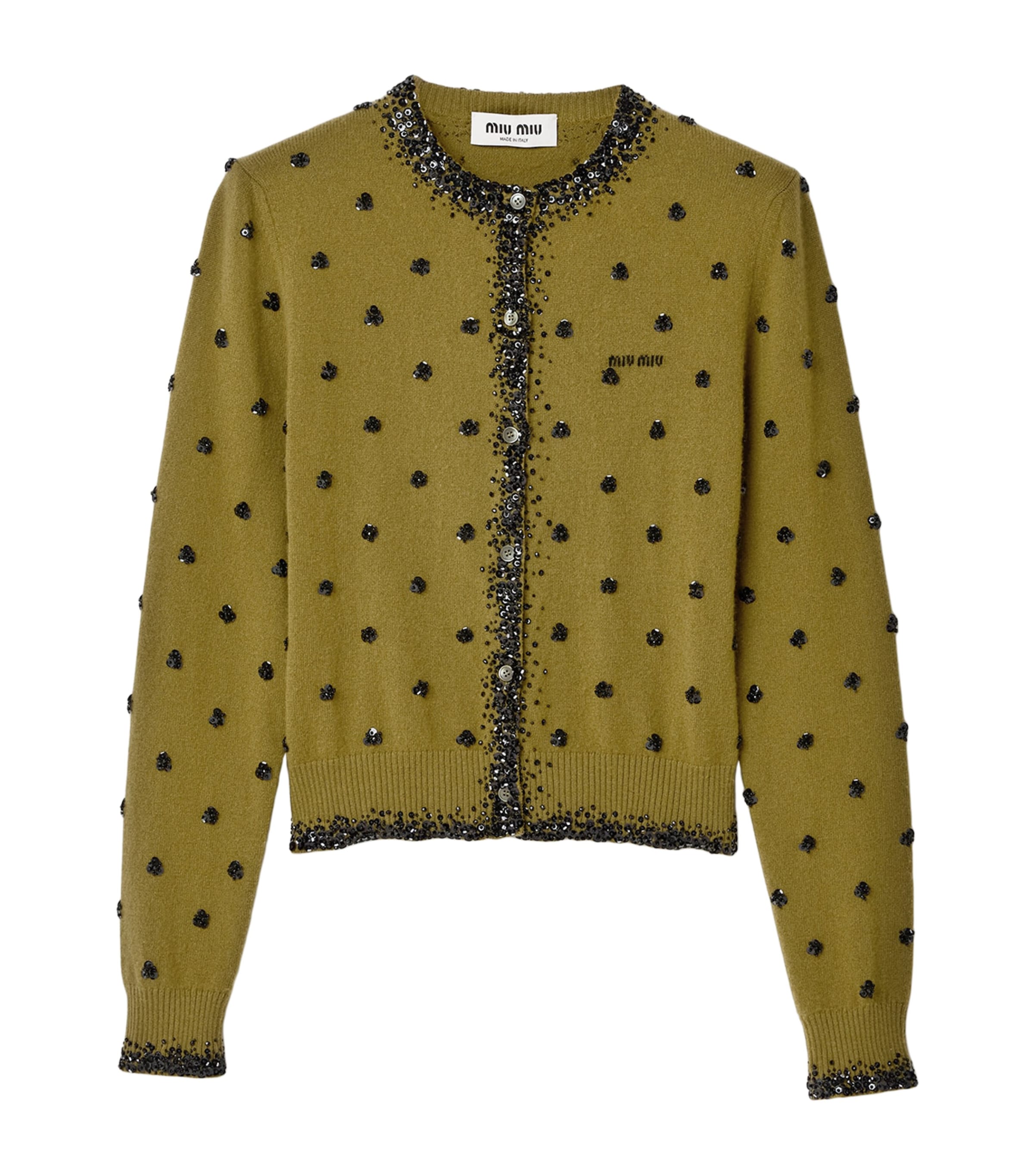 Cashmere Embellished Cardigan