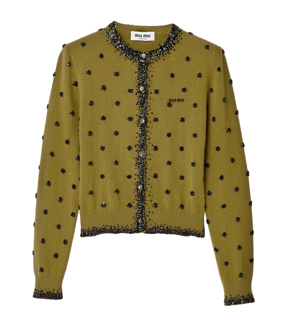 Cashmere Embellished Cardigan