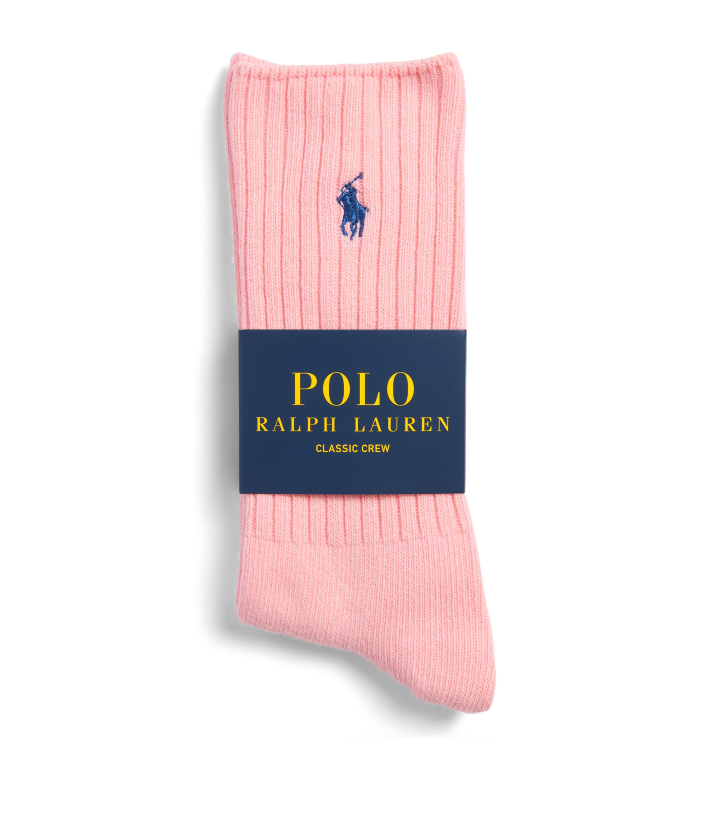 Polo Ralph Lauren Mens Classic Crew Socks Light Pink