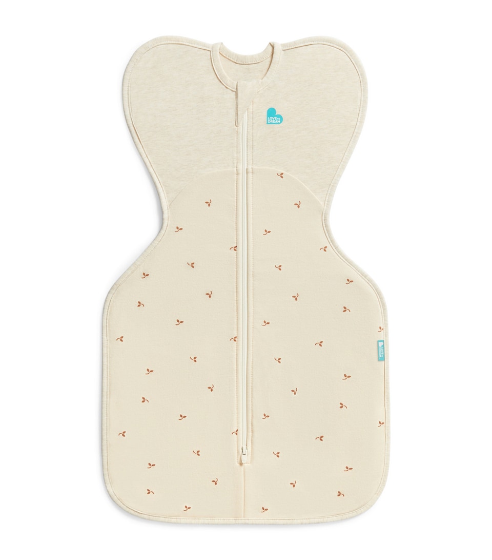 1.5 Tog Stretch-Cotton Twigs Swaddle (Medium)