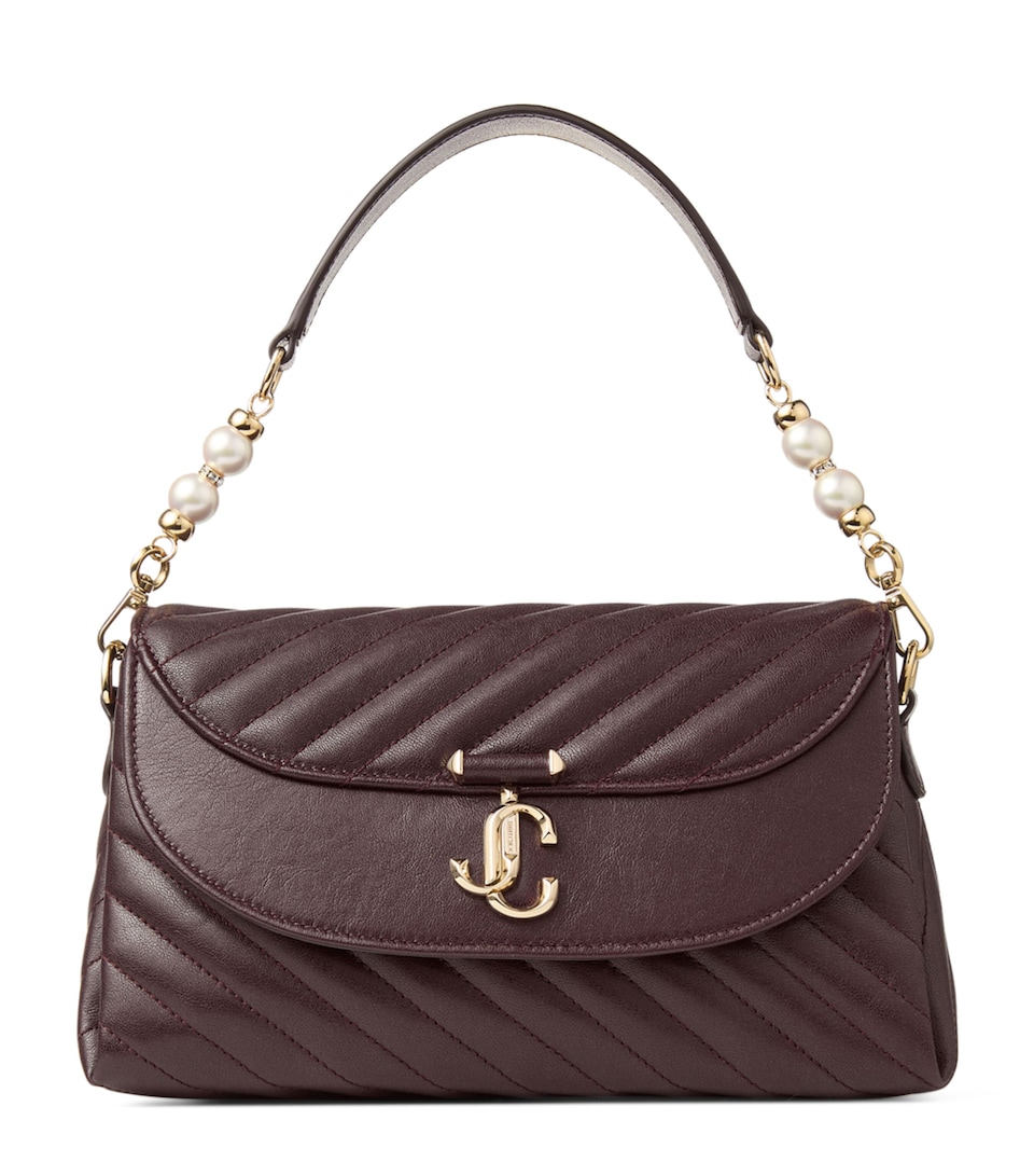 Curve Biker Leather Quilted Shoulder Bag