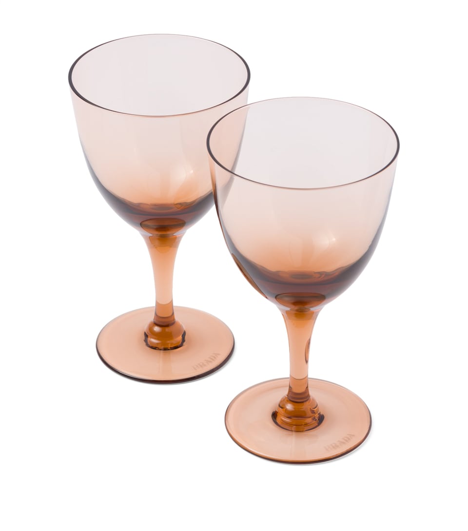Prada New York Water Glasses (Set of 2)