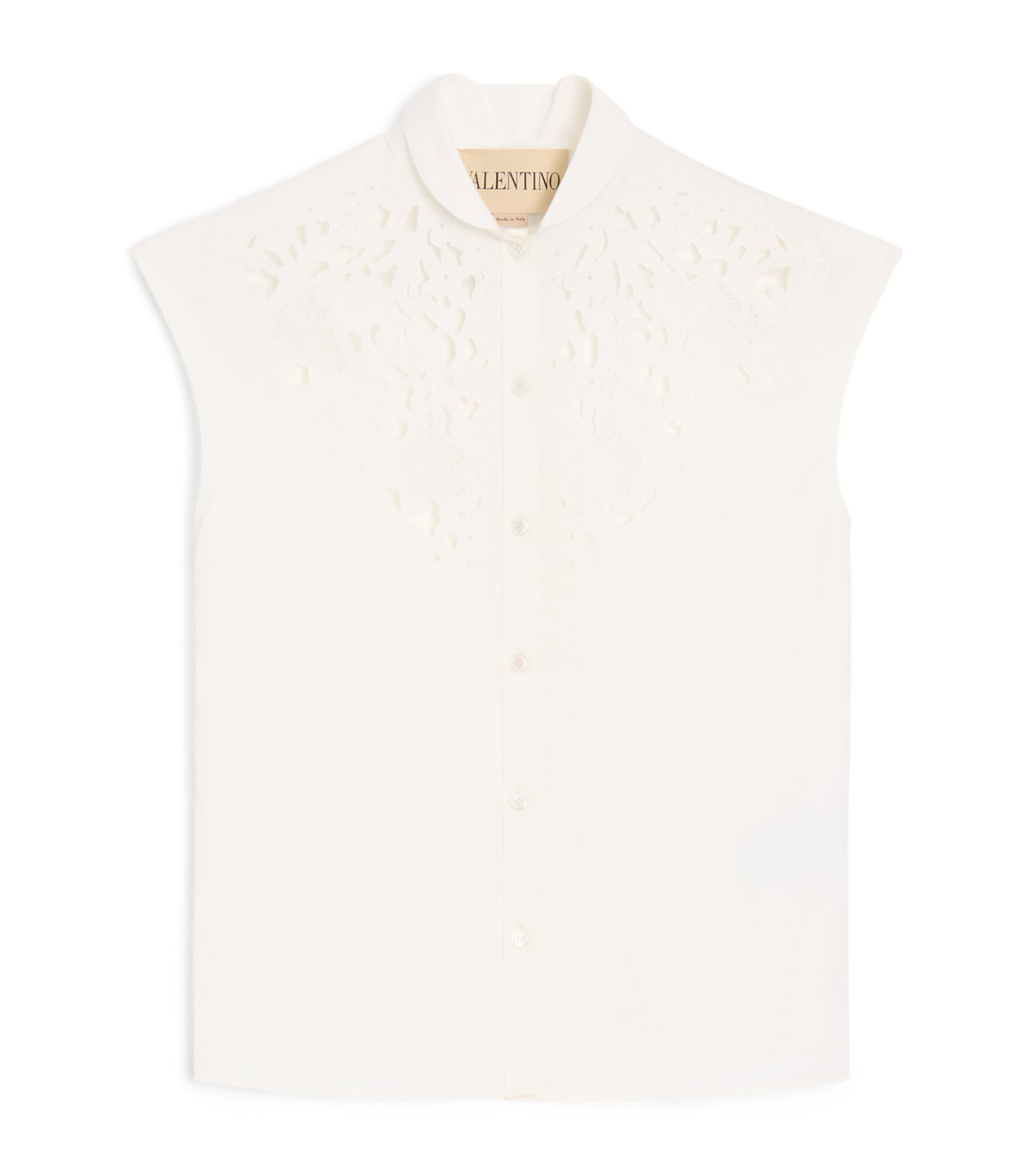Valentino Womens Cotton Lace Shirt