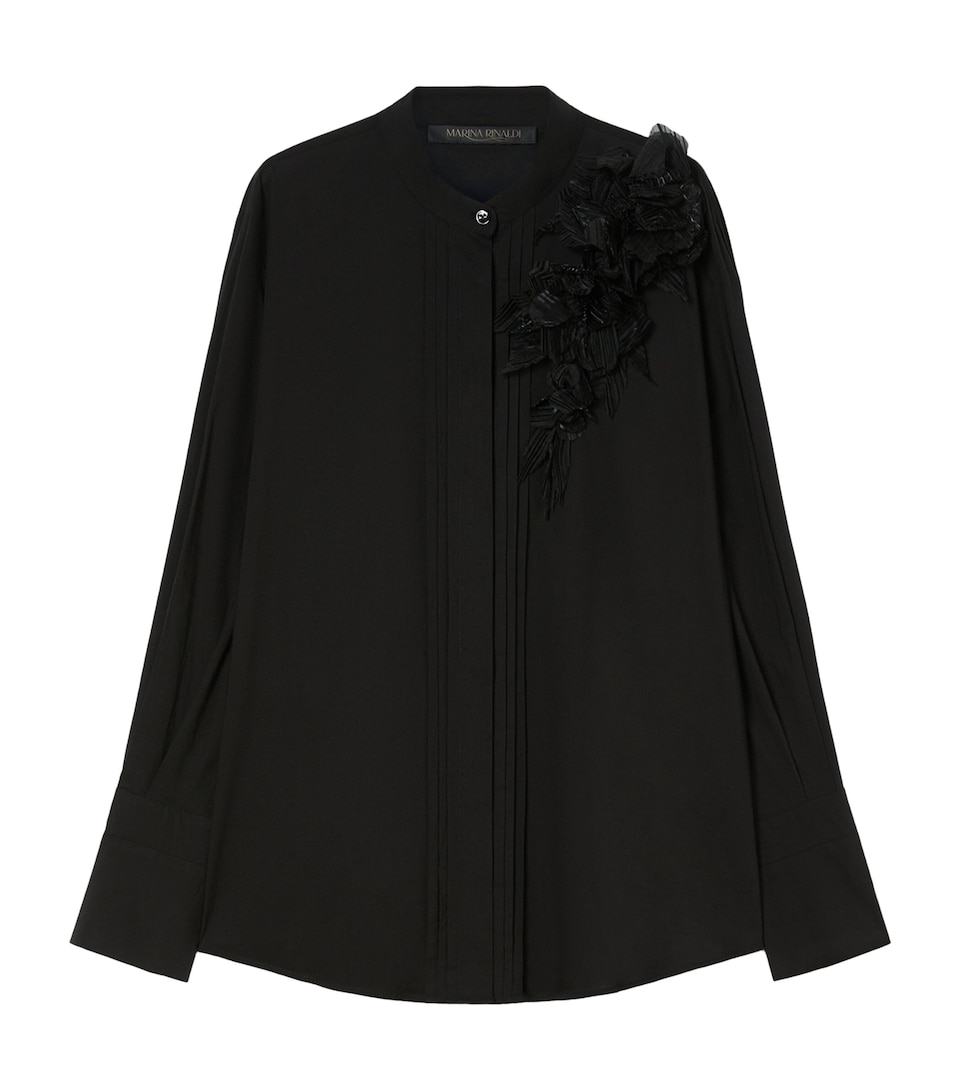 Floral-Detail Fieno Shirt