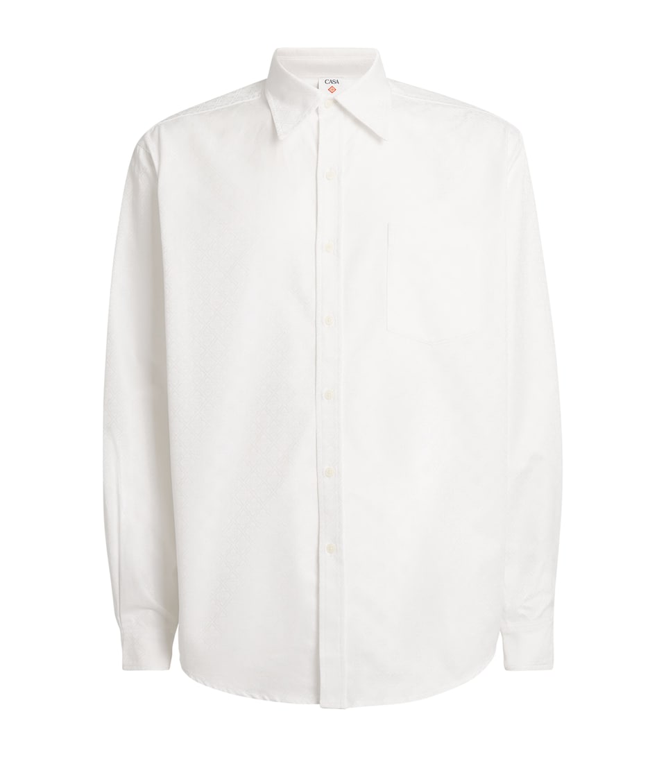 Cotton Monogram Oxford Shirt