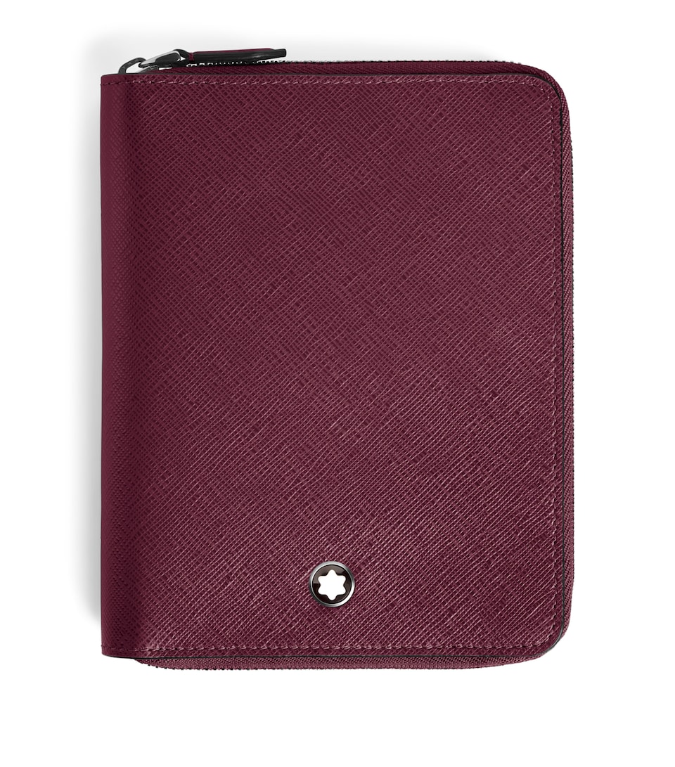 Montblanc Leather Sartorial 5-Pen Pouch Cassis