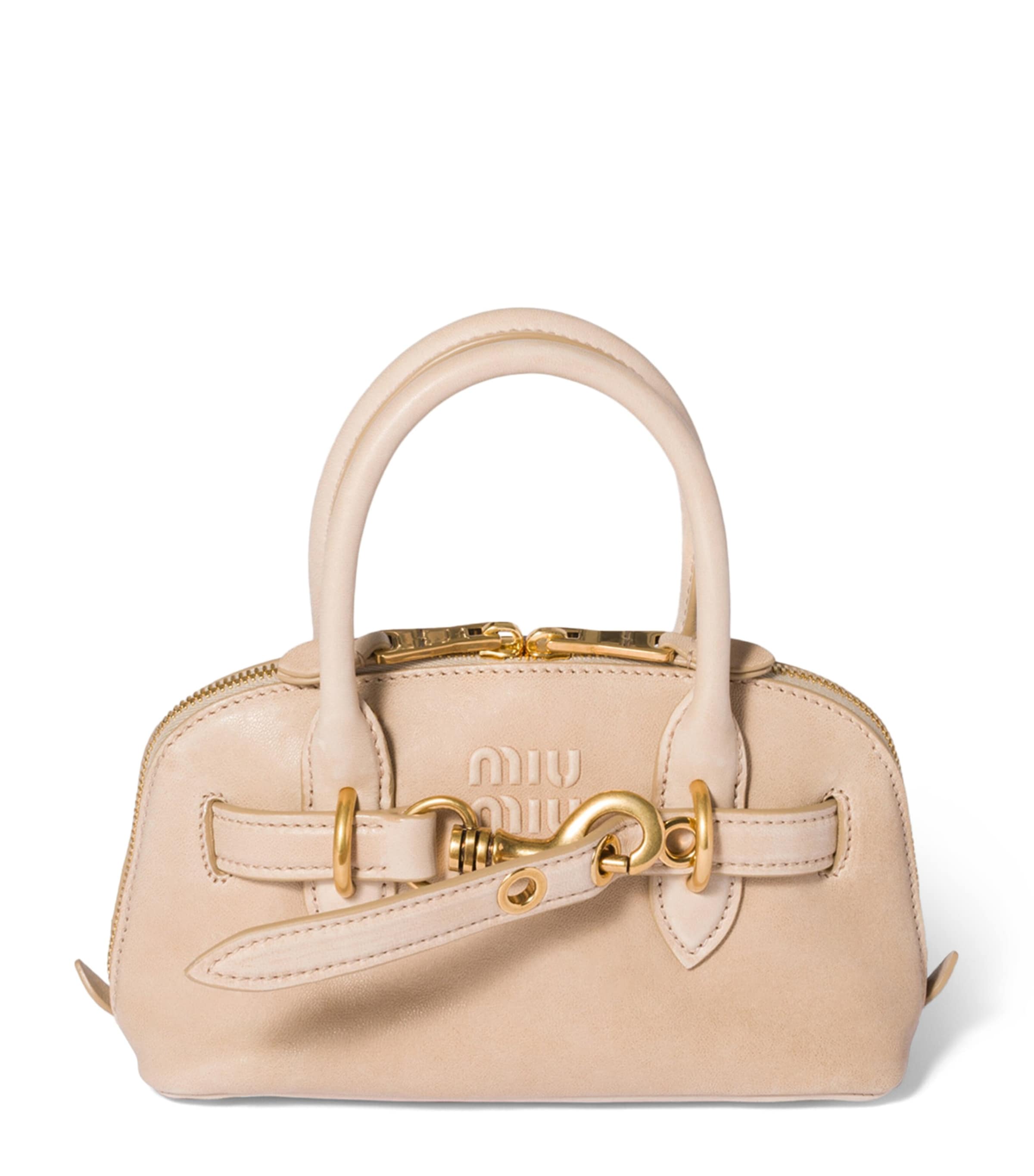 Mini Nappa Leather Aventure Top-Handle Bag