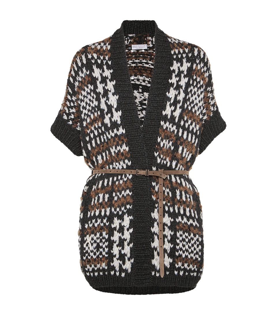 Cashmere Belted Opera Cardigan