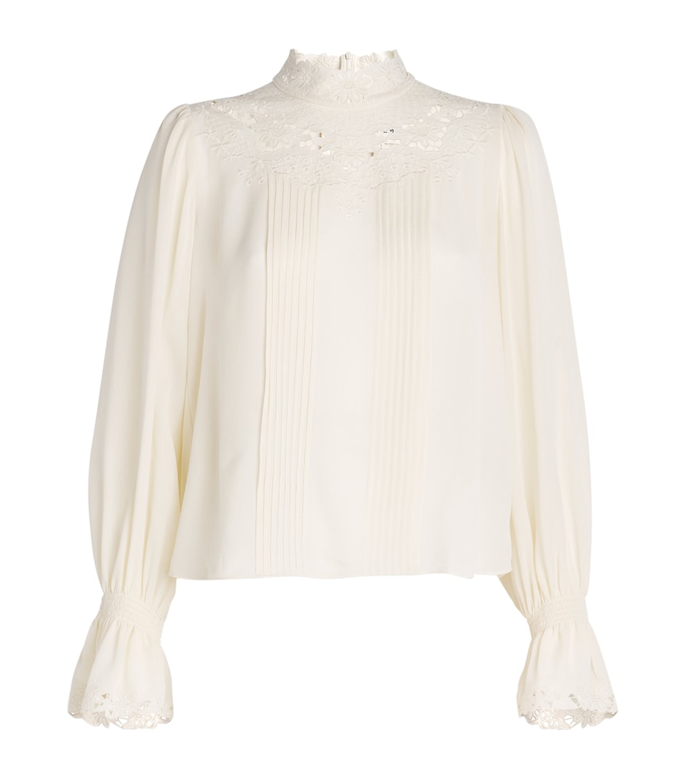 Silk Lace Blouse
