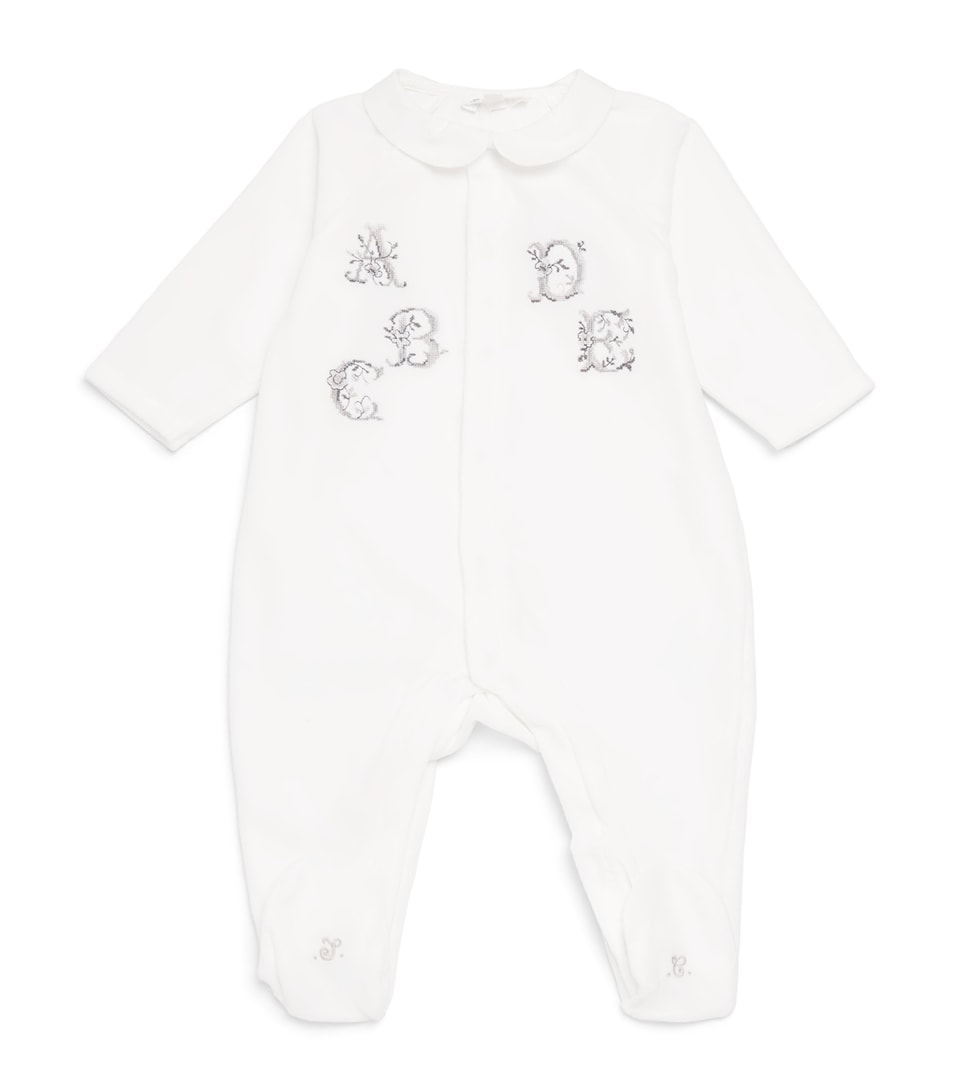 Velvet Embroidered Alphabet All-in-One (Newborn-2 Years)