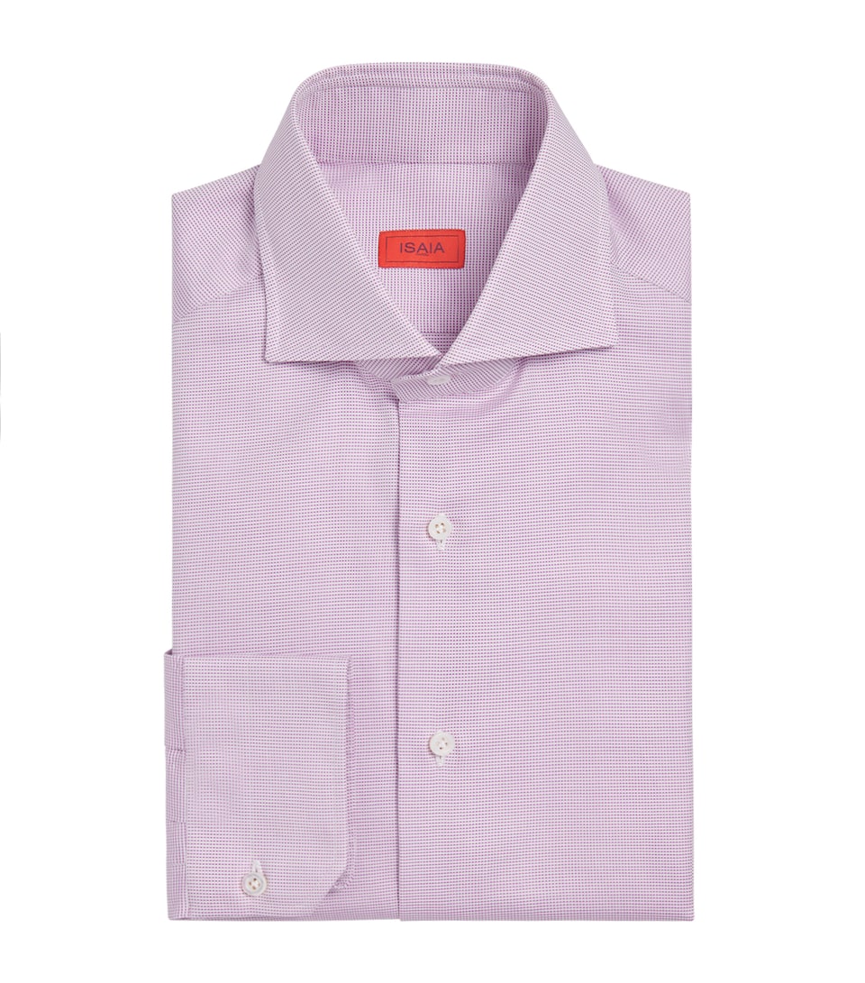 Isaia Mens Cotton Shirt