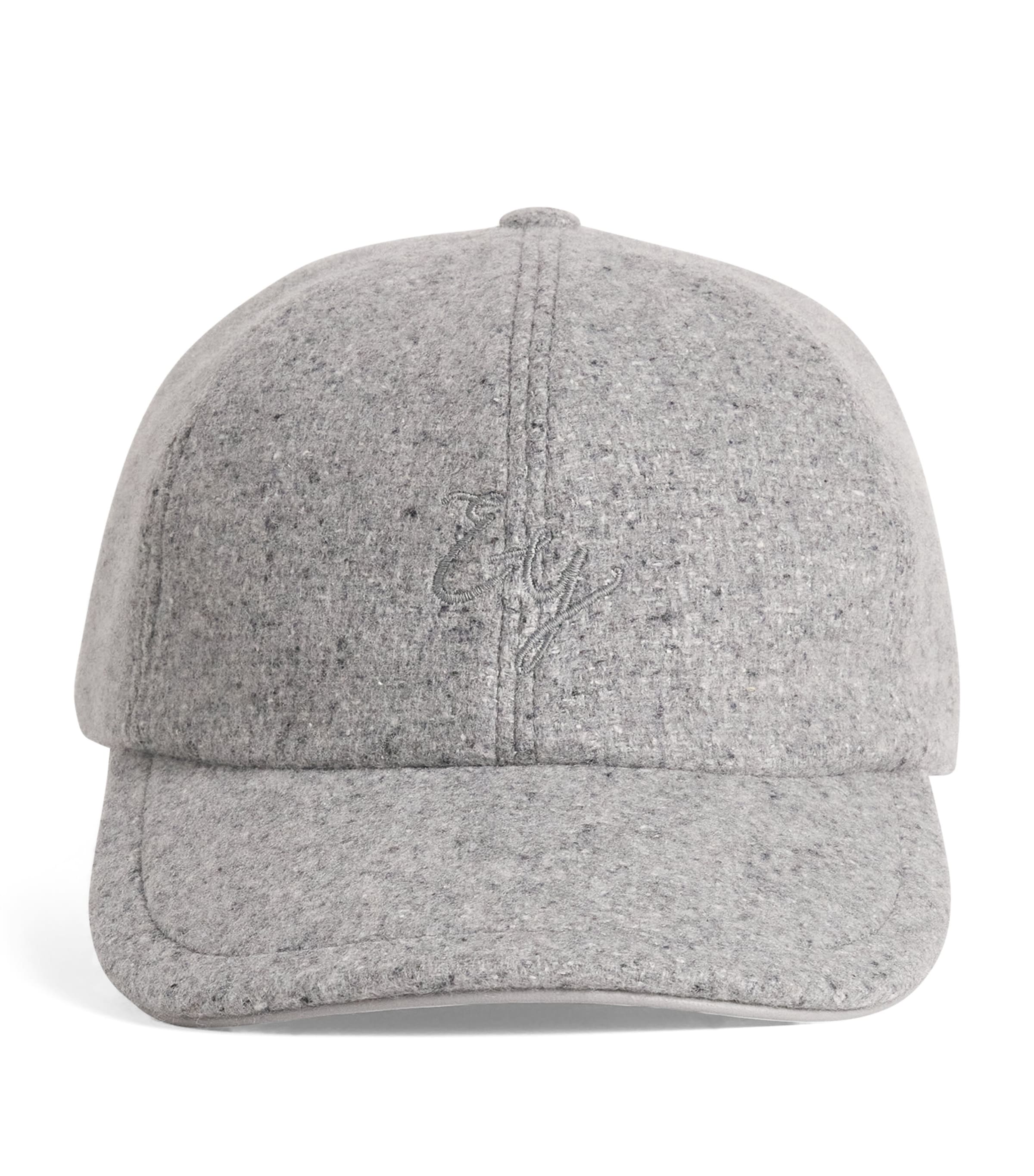 Cashmere-Silk Baseball Cap