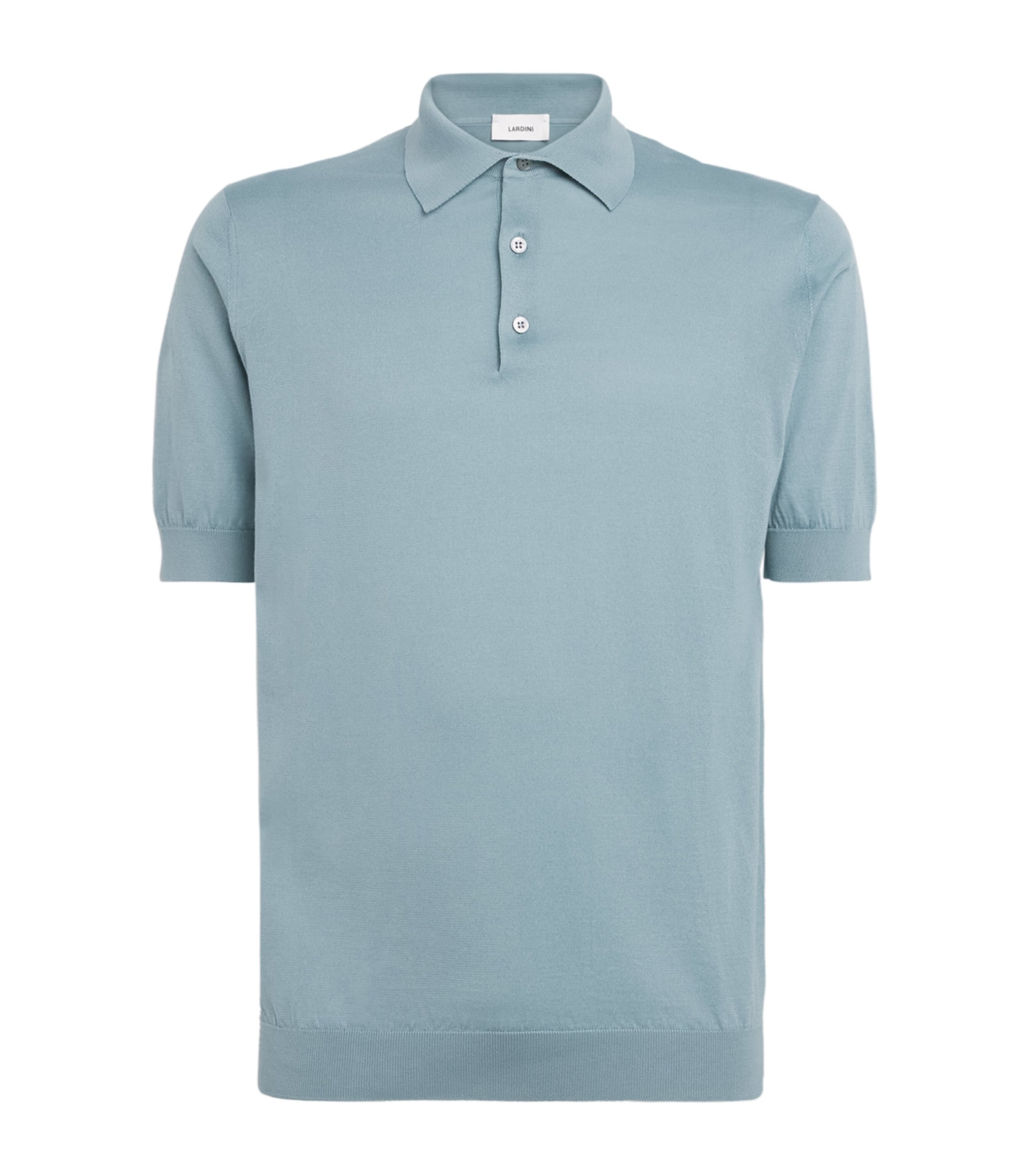 Cotton Knit Polo Shirt