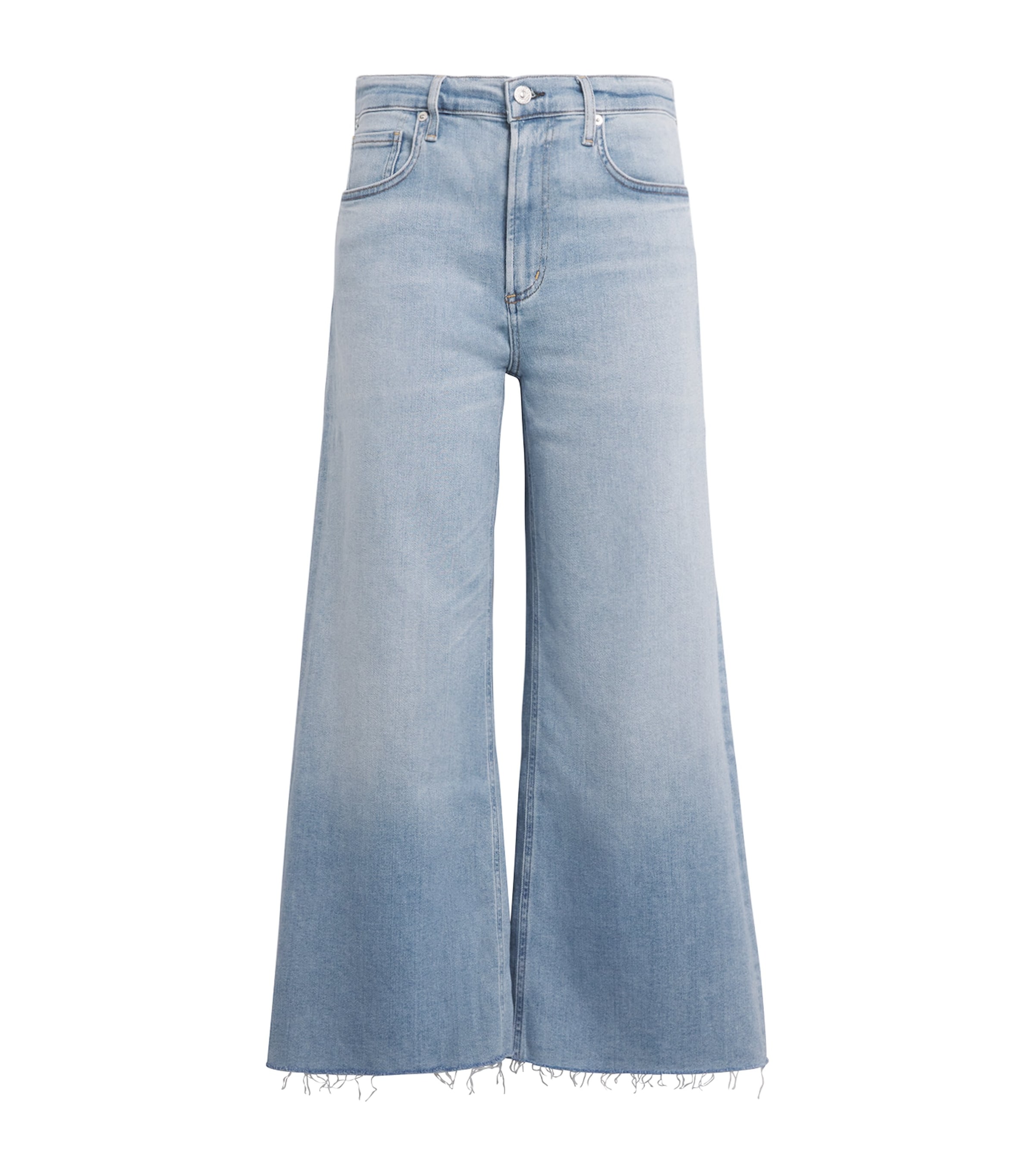 Cropped Lyra Wide-Leg Jeans
